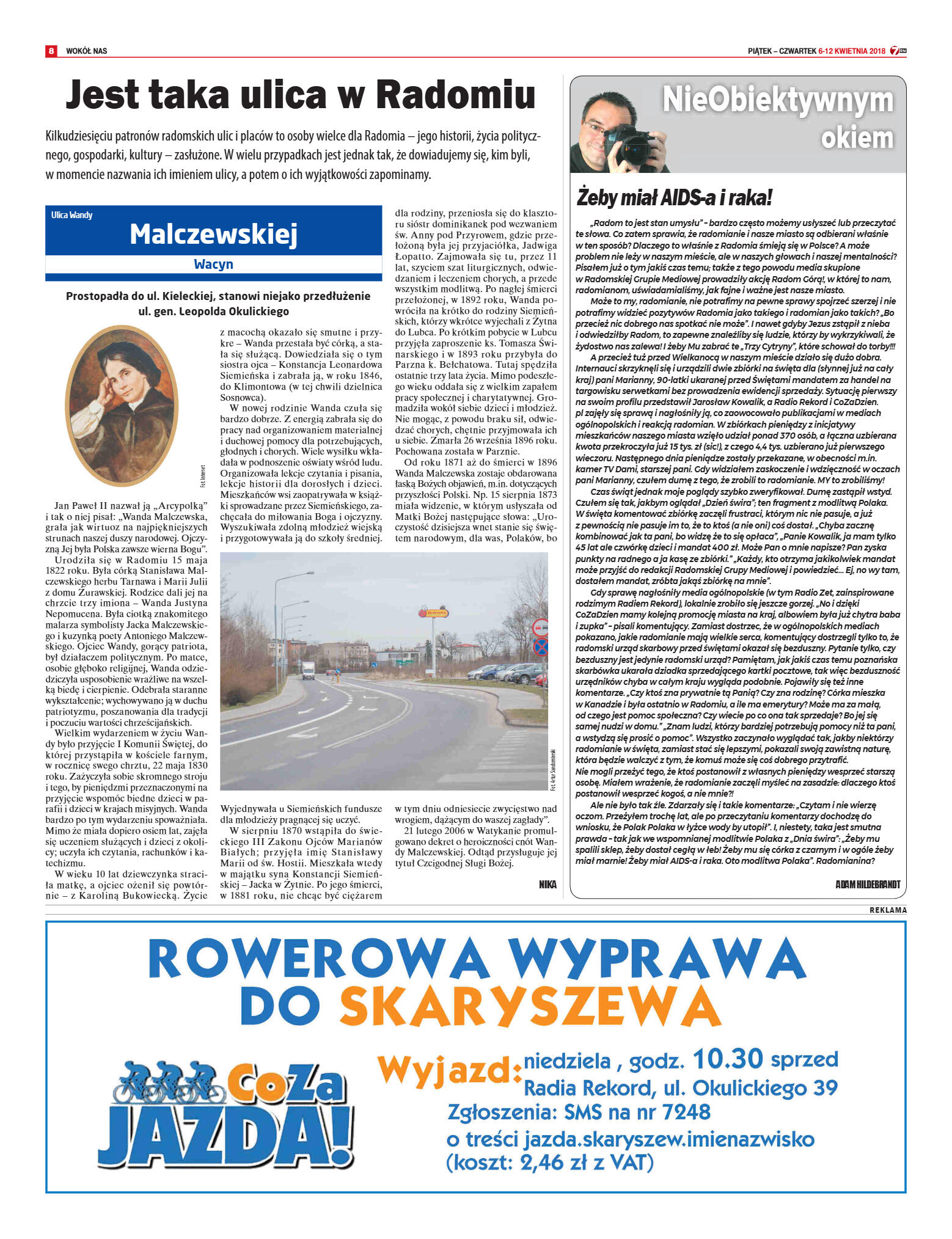 Tygodnik "7 Dni" nr 630 z dn. 6.04.2018 - strona 8