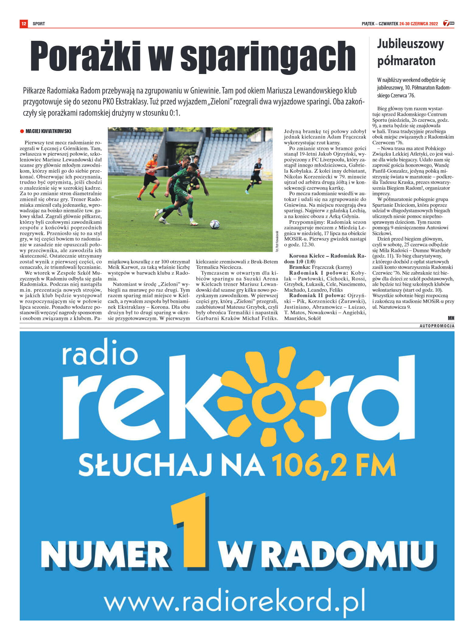 Tygodnik "7 Dni" nr 821 z dn. 24.06.2022 r. - strona 12