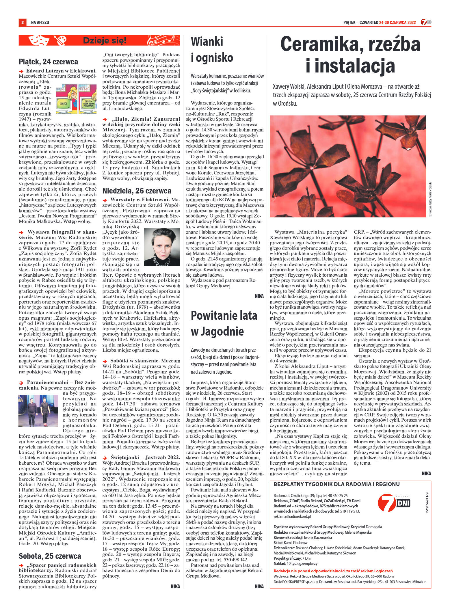Tygodnik "7 Dni" nr 821 z dn. 24.06.2022 r. - strona 2