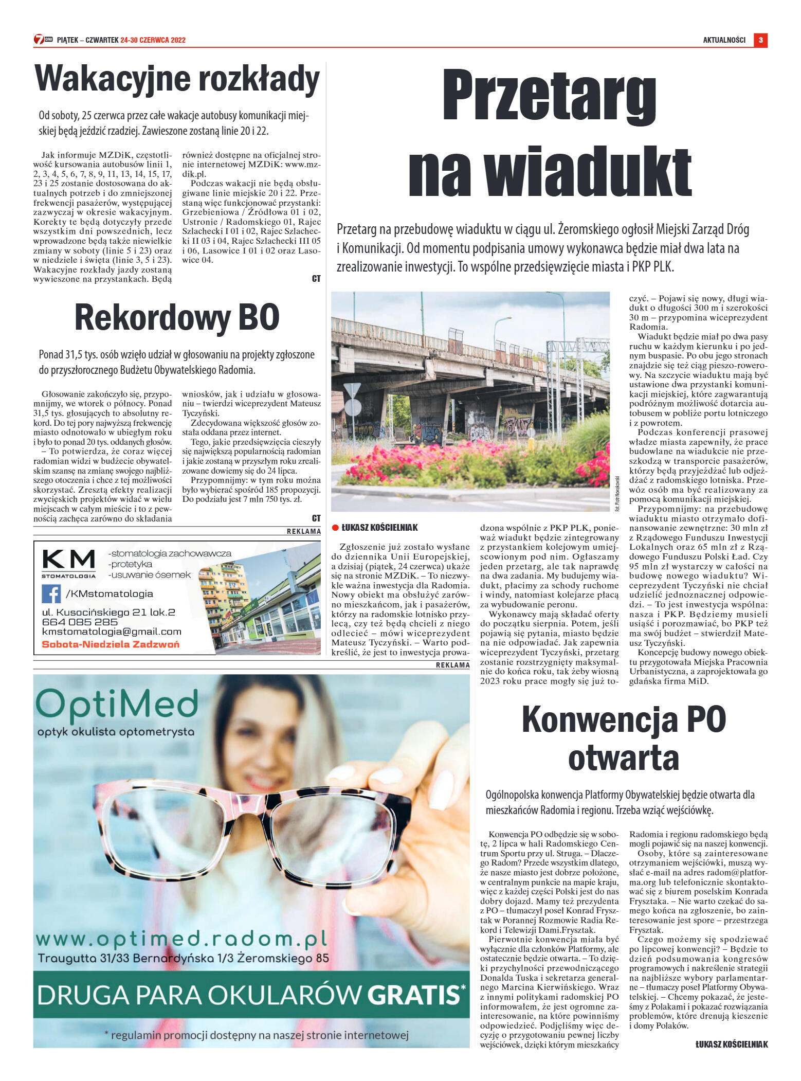 Tygodnik "7 Dni" nr 821 z dn. 24.06.2022 r. - strona 3