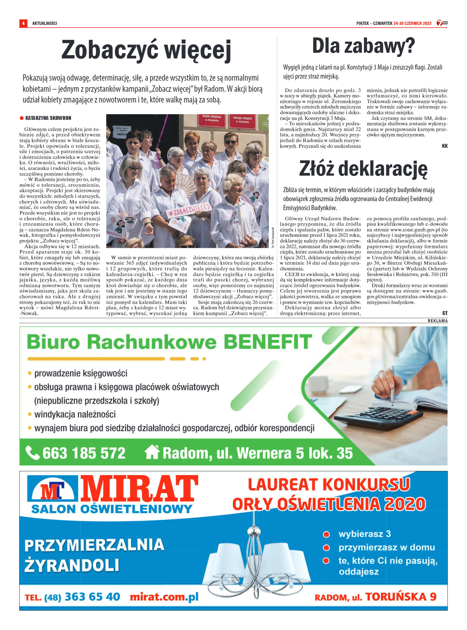 Tygodnik "7 Dni" nr 821 z dn. 24.06.2022 r. - strona 4