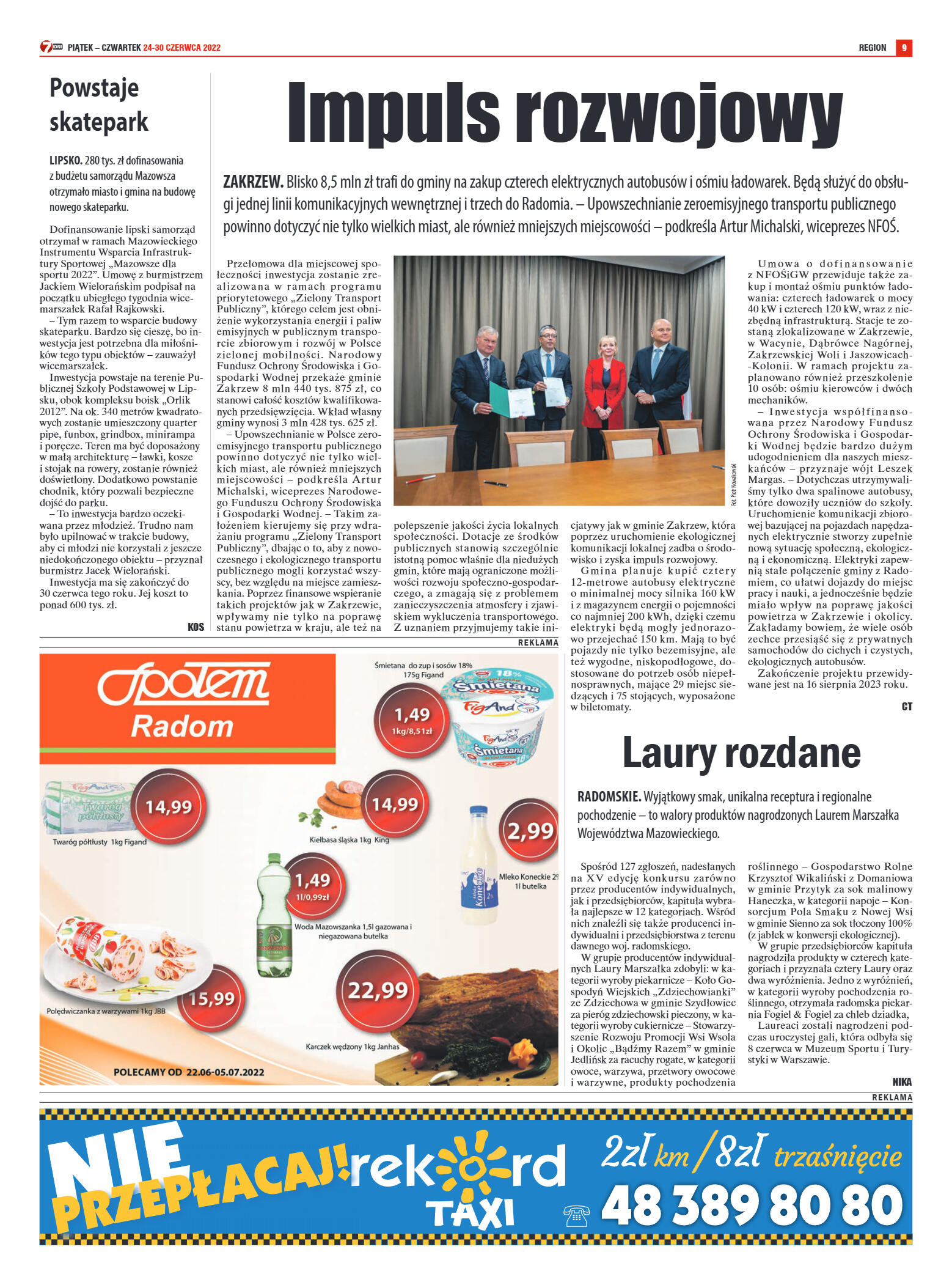 Tygodnik "7 Dni" nr 821 z dn. 24.06.2022 r. - strona 9