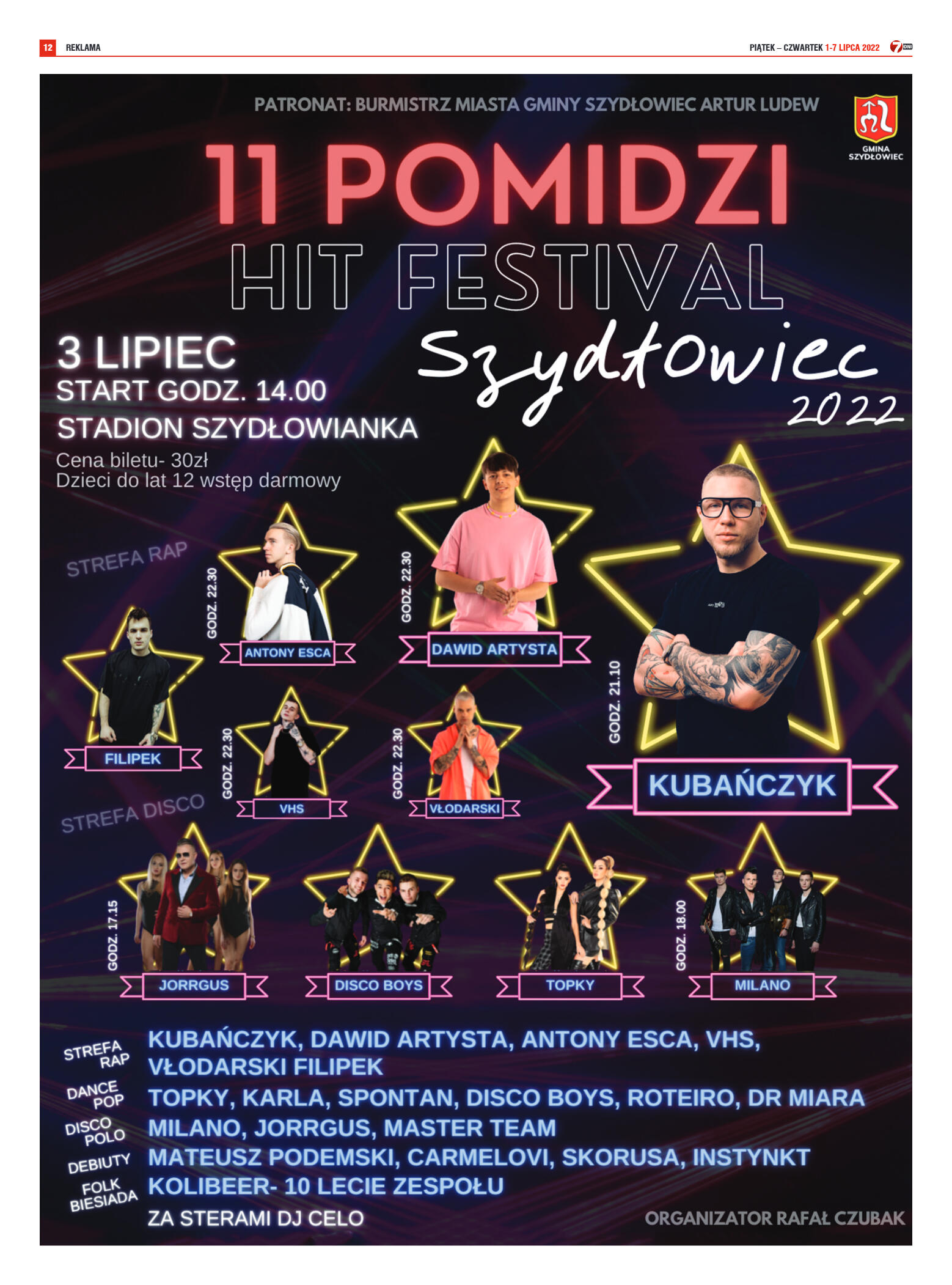 Tygodnik "7 Dni" nr 822 z dn. 1.07.2022 r. - strona 12