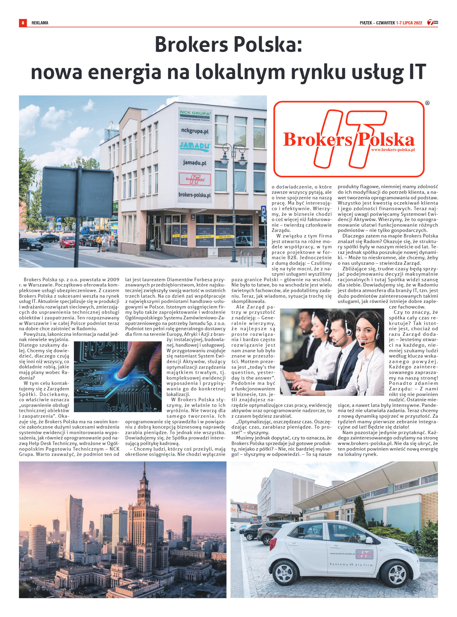 Tygodnik "7 Dni" nr 822 z dn. 1.07.2022 r. - strona 8