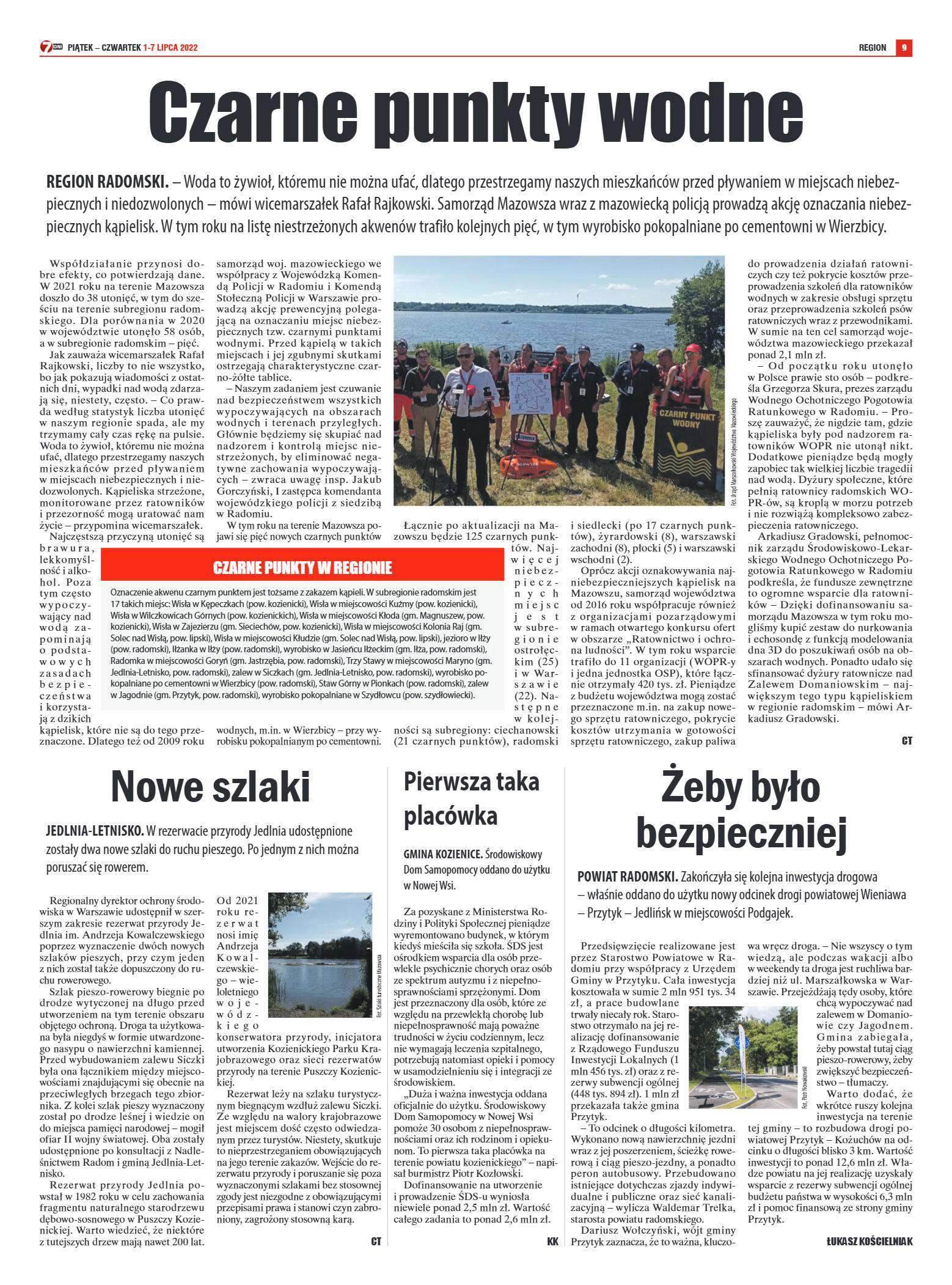 Tygodnik "7 Dni" nr 822 z dn. 1.07.2022 r. - strona 9