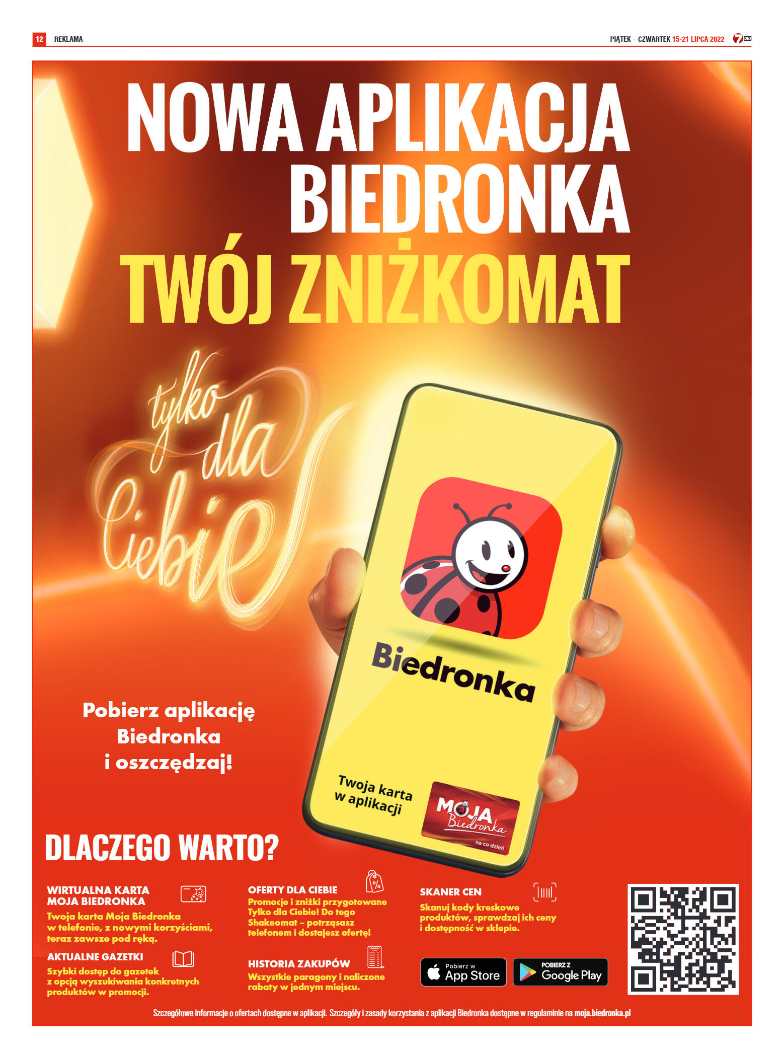 Tygodnik "7 Dni" nr 824 z dn. 15.07.2022 r. - strona 12