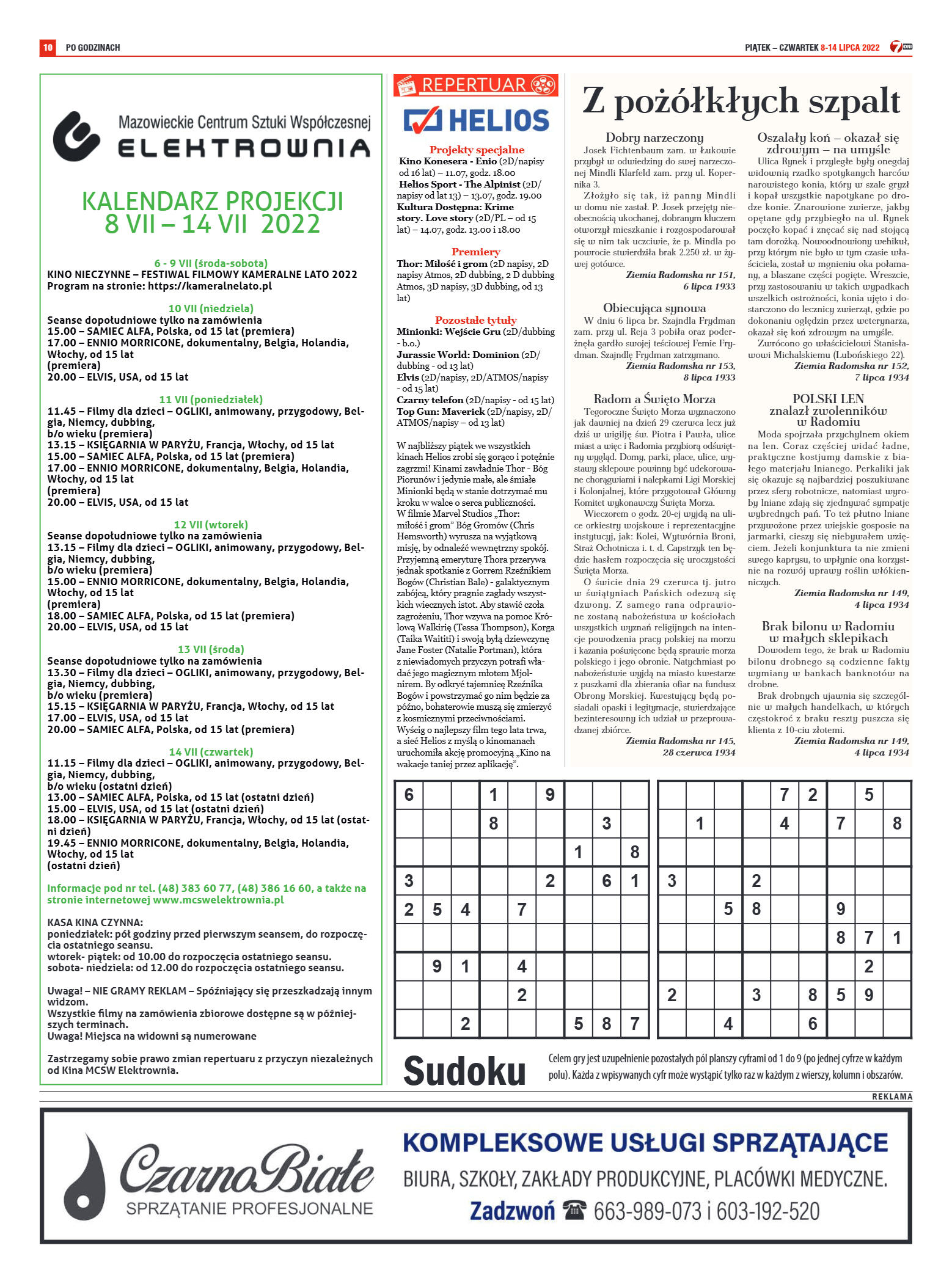 Tygodnik "7 Dni" nr 823 z dn. 08.07.2022 r. - strona 10