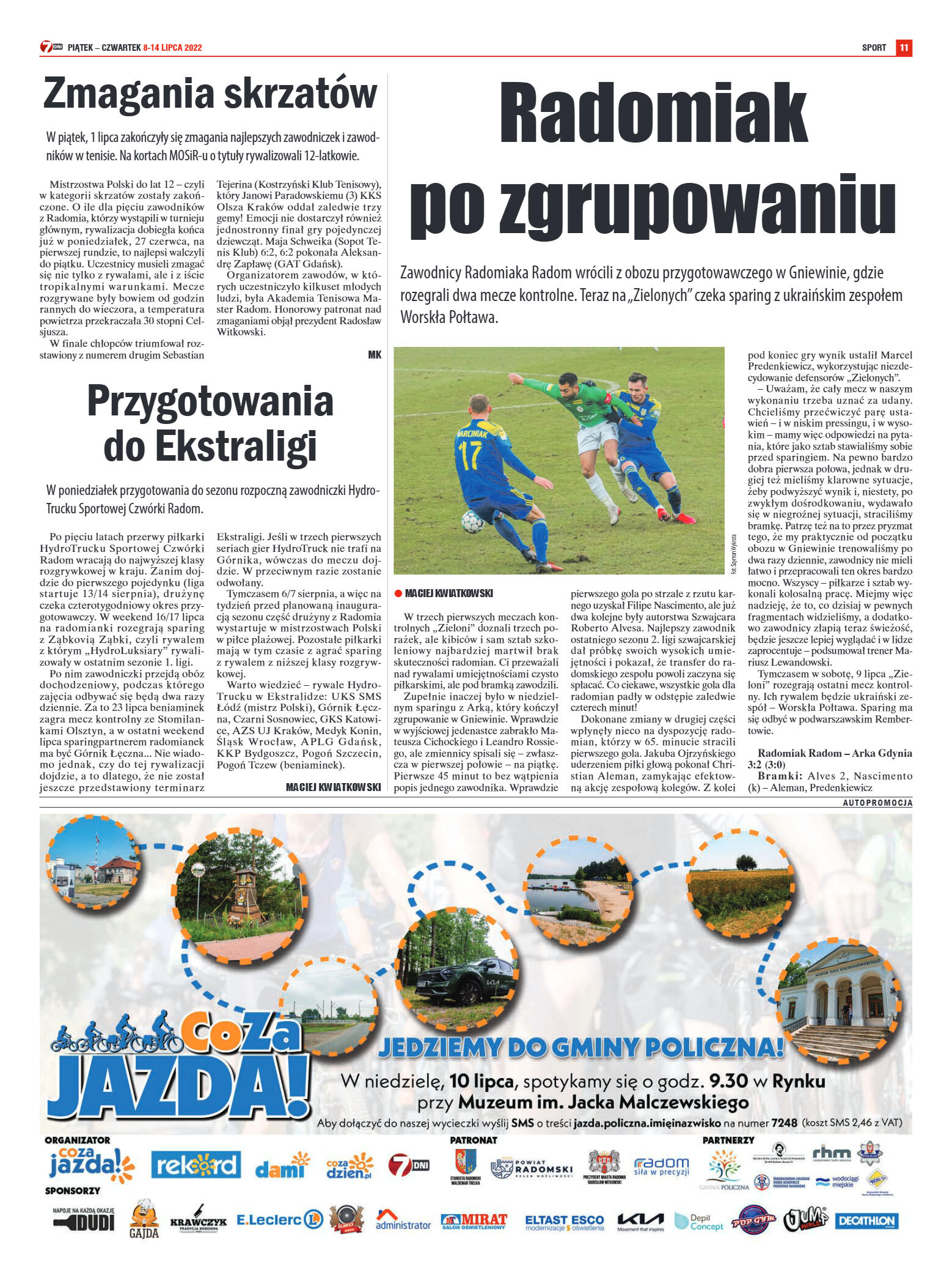 Tygodnik "7 Dni" nr 823 z dn. 08.07.2022 r. - strona 11