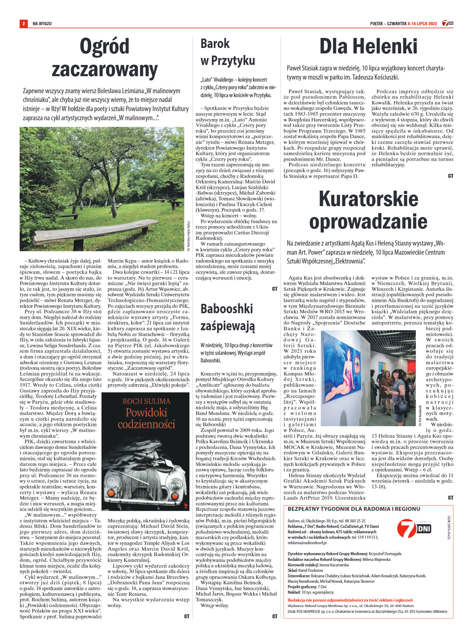 Tygodnik "7 Dni" nr 823 z dn. 08.07.2022 r. - strona 2