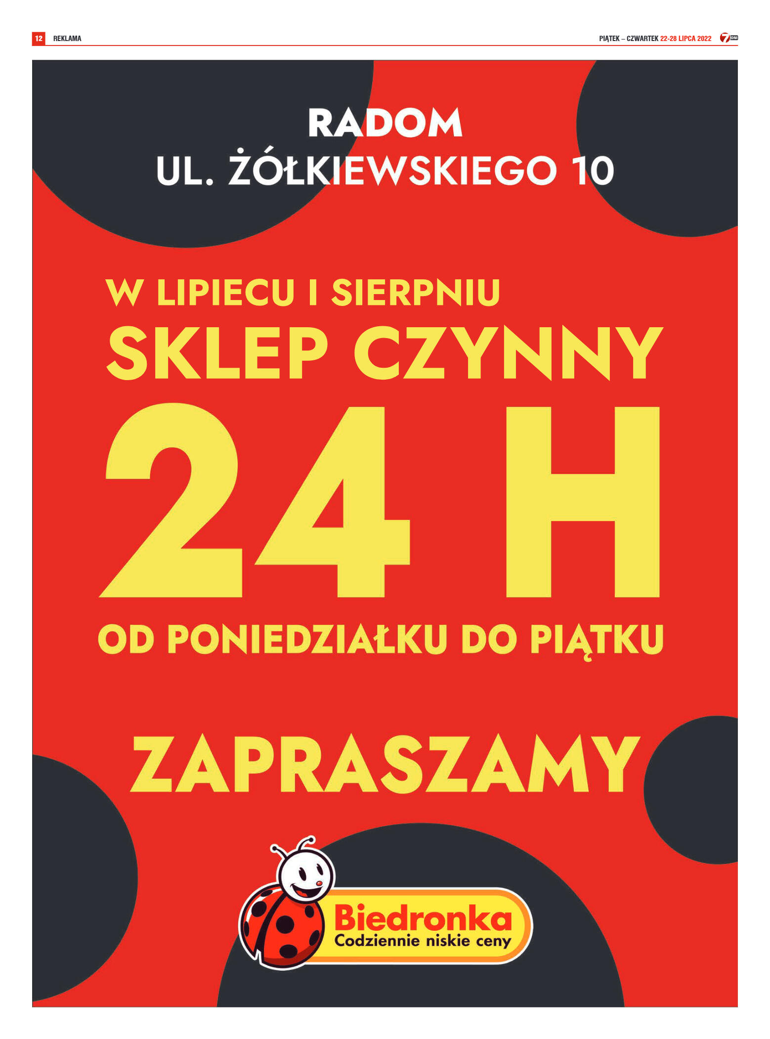 Tygodnik "7 Dni" nr 825 z dn. 22.07.2022 r. - strona 13