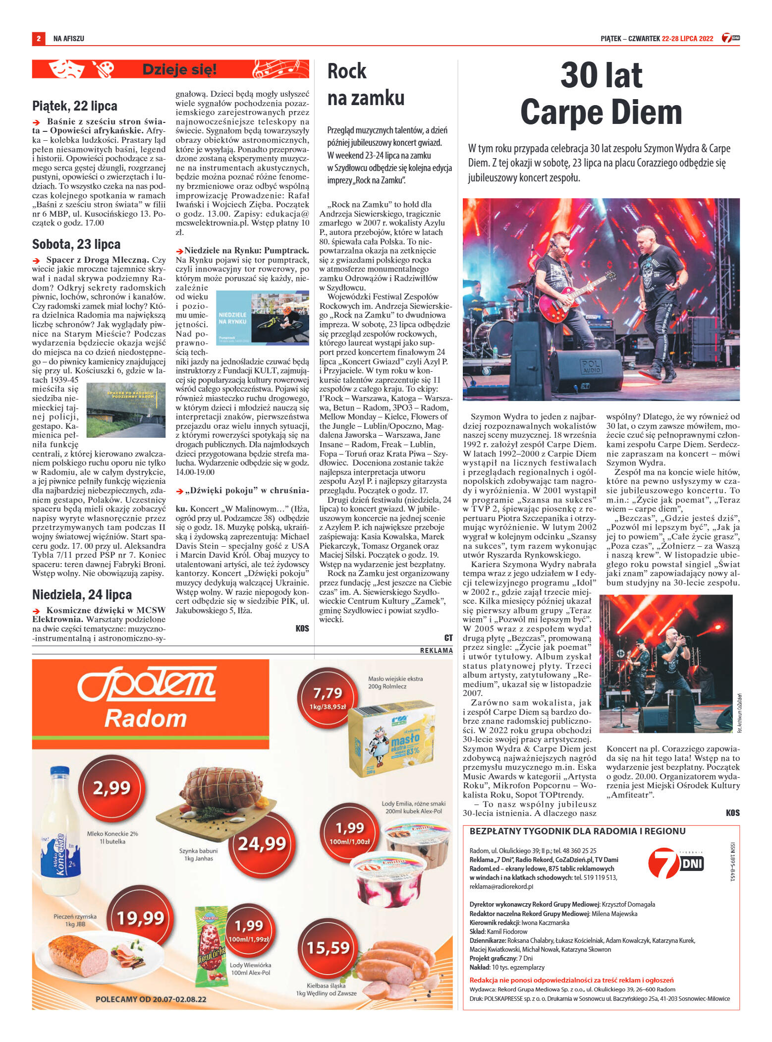 Tygodnik "7 Dni" nr 825 z dn. 22.07.2022 r. - strona 14