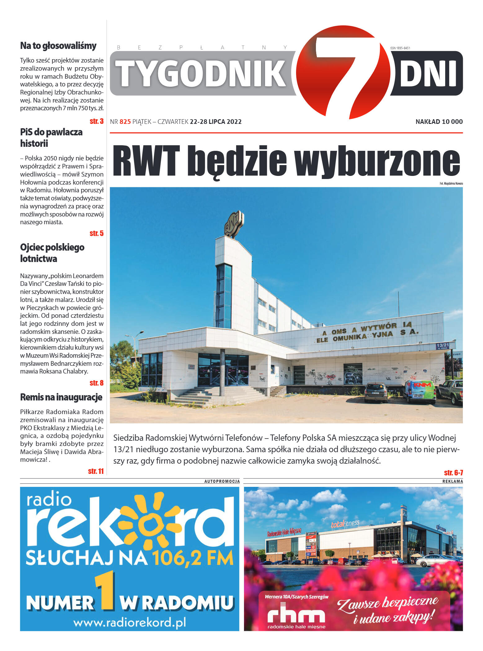 Tygodnik "7 Dni" nr 825 z dn. 22.07.2022 r. - strona 2