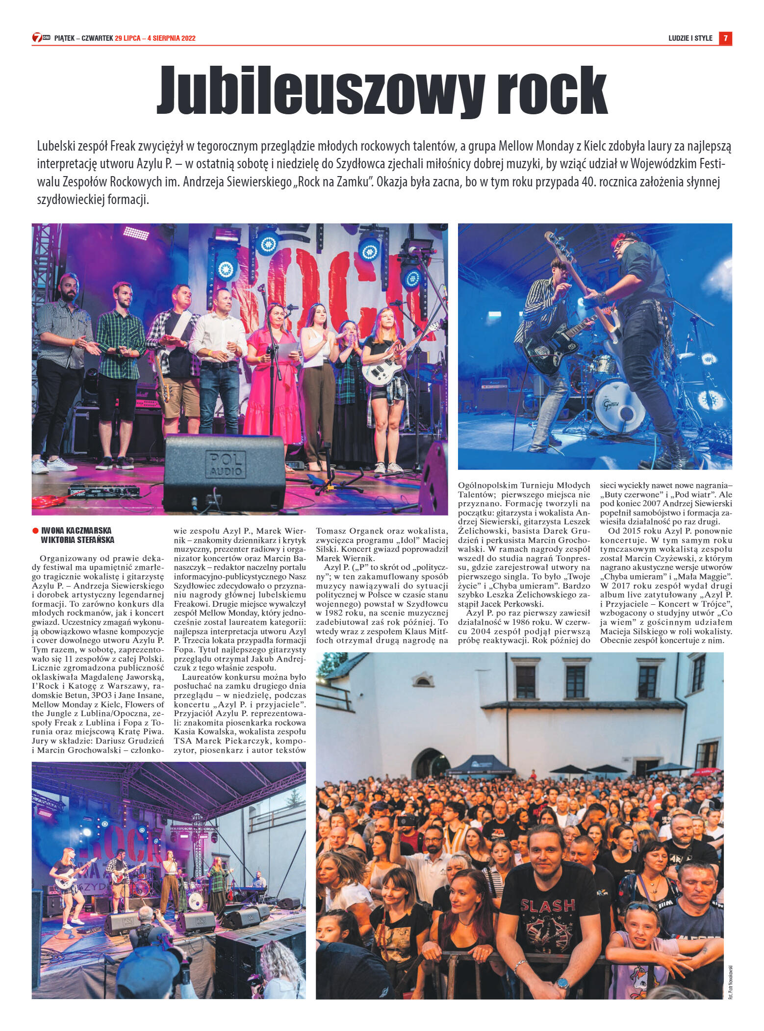 Tygodnik "7 Dni" nr 826 z dn.29.07.2022 r. - strona 7