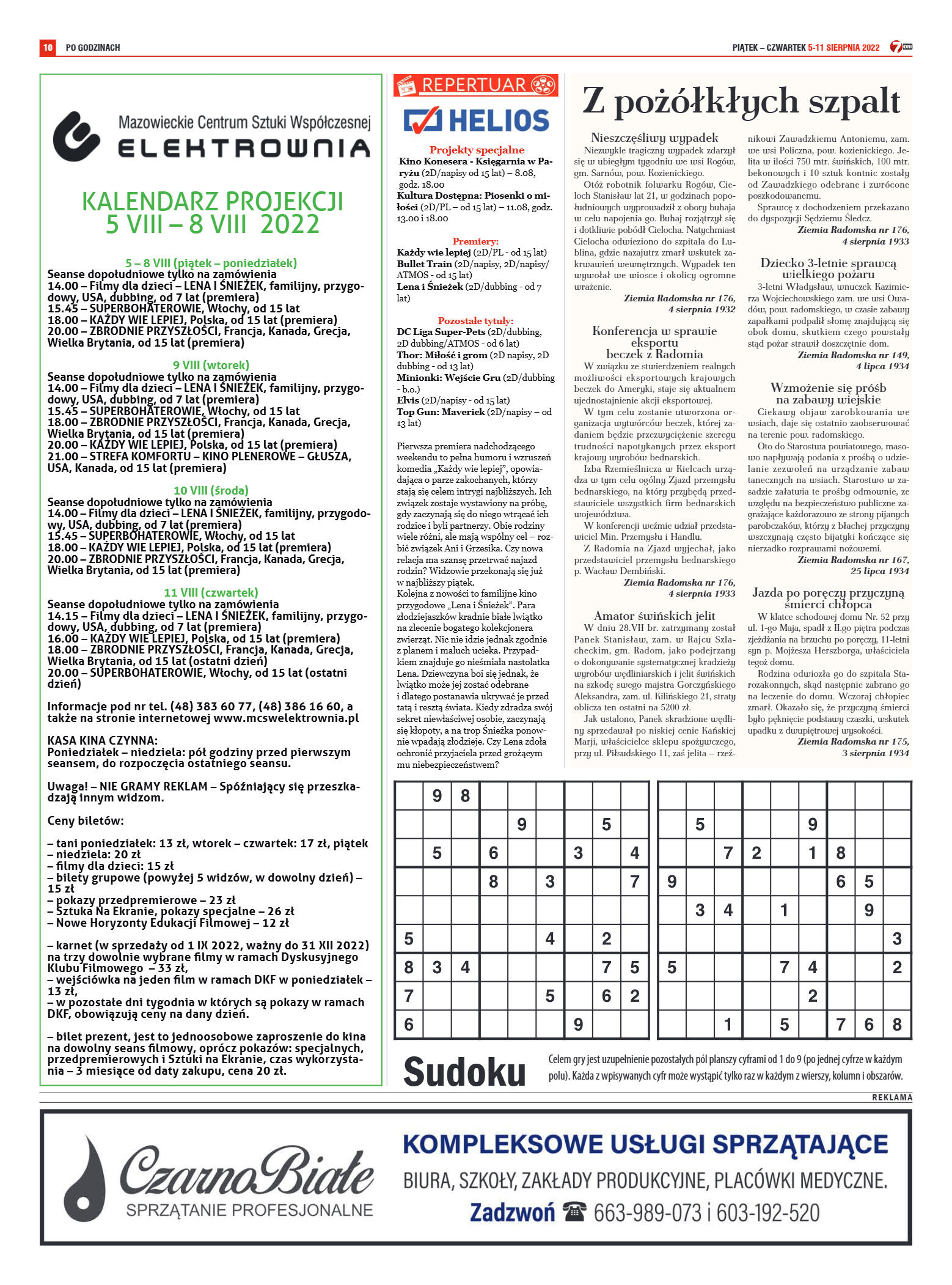 Tygodnik "7 Dni" nr 827 z dn. 5.08.2022 r. - strona 10