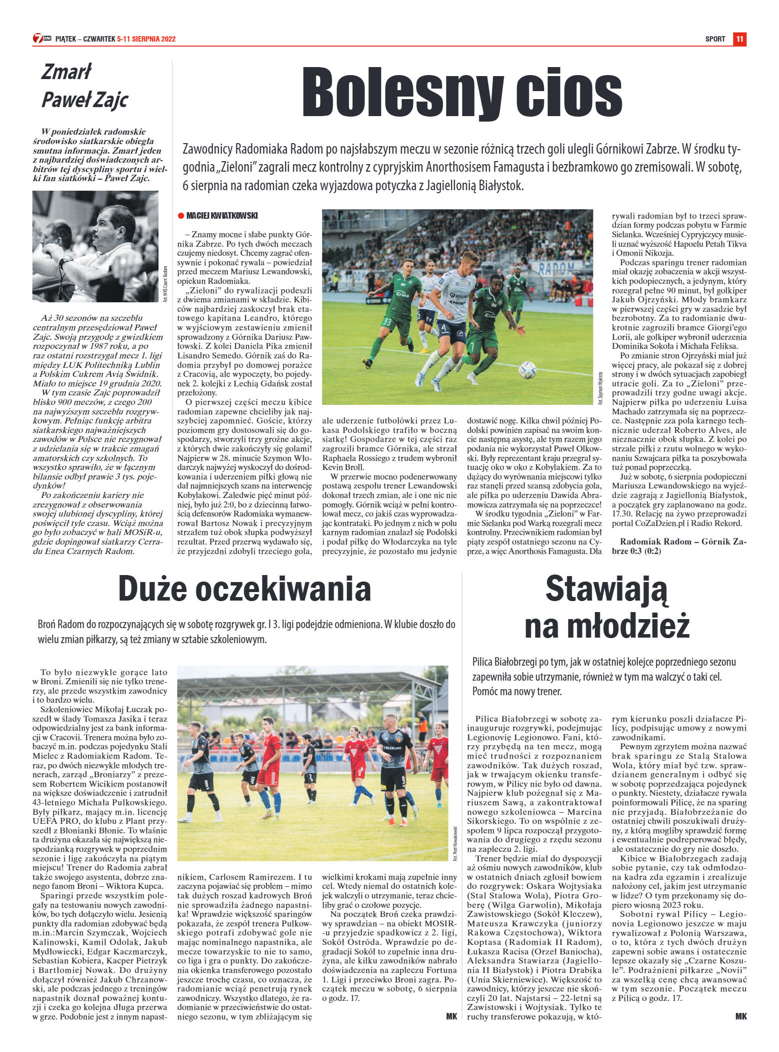 Tygodnik "7 Dni" nr 827 z dn. 5.08.2022 r. - strona 11