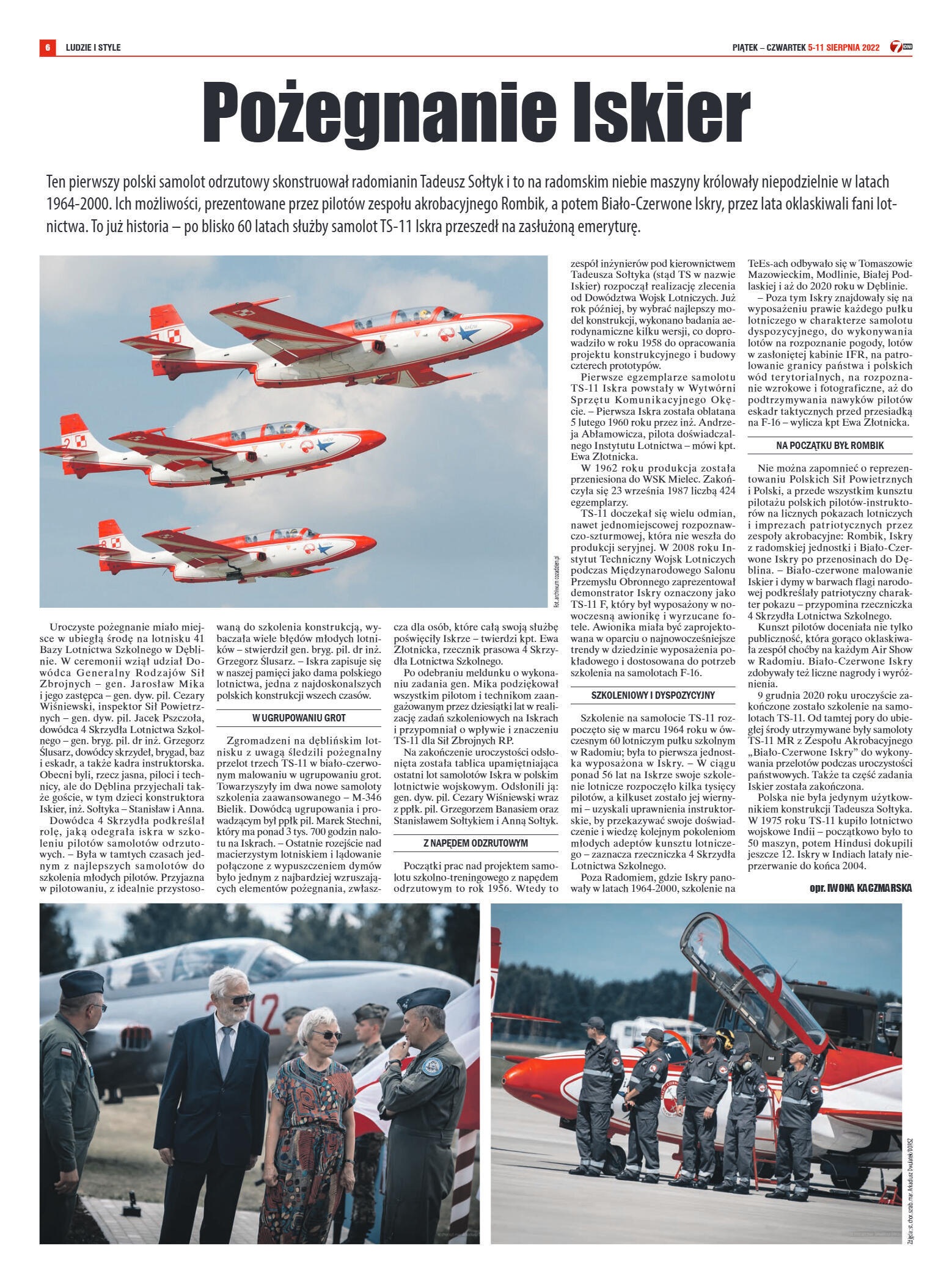 Tygodnik "7 Dni" nr 827 z dn. 5.08.2022 r. - strona 6