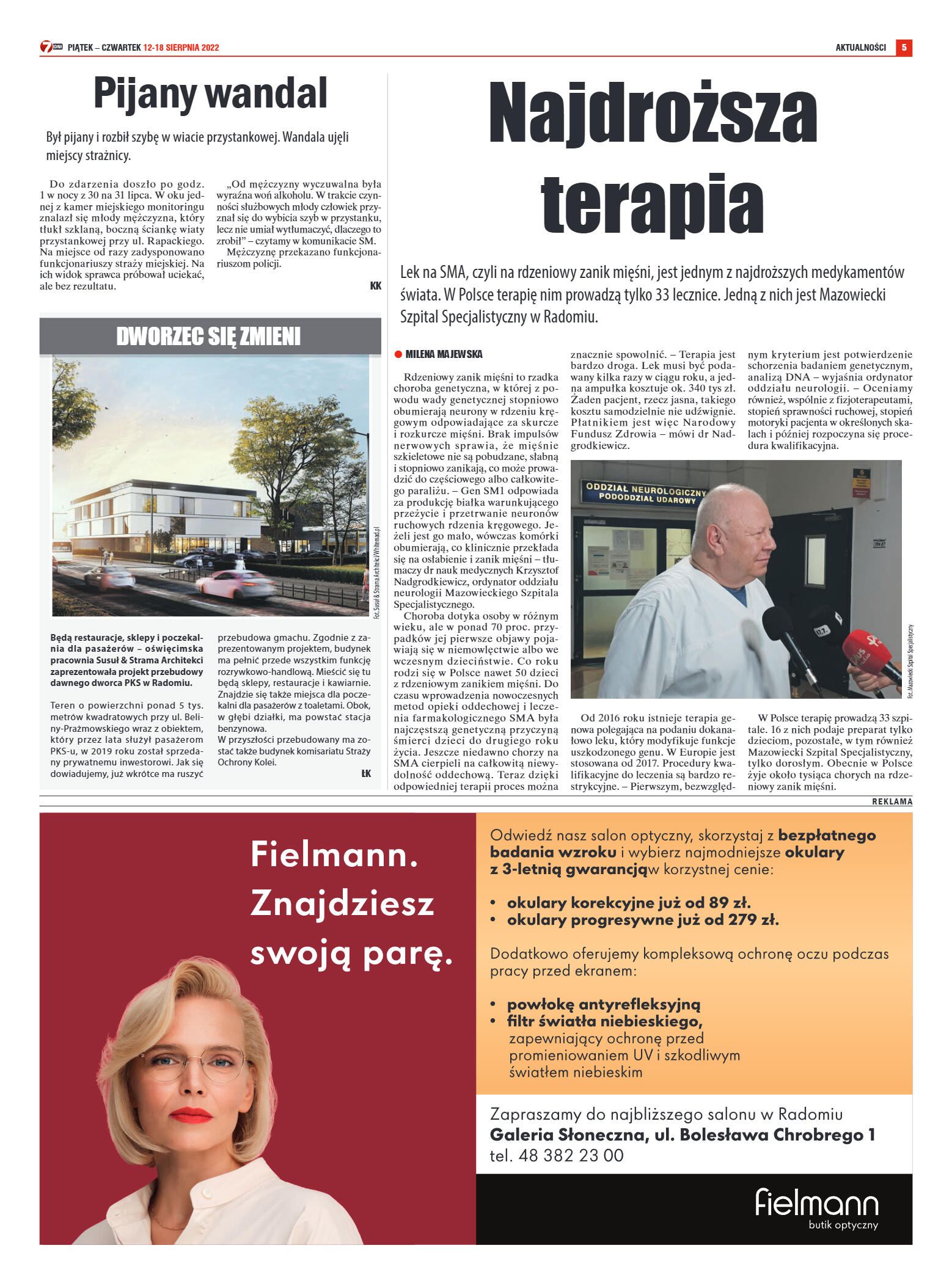 Tygodnik "7 Dni" nr 828 z dn. 12.08.2022 r. - strona 5