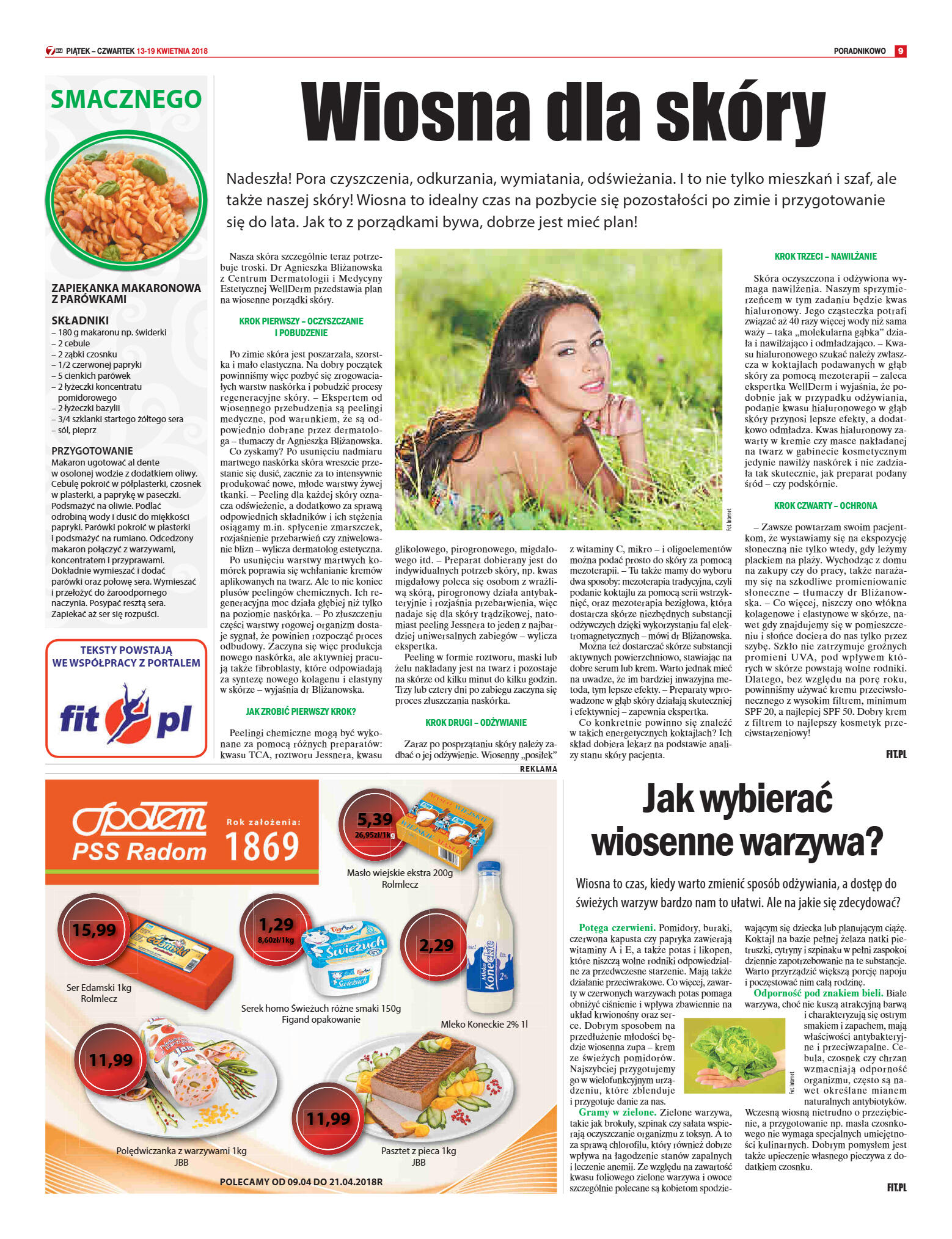 Tygodnik "7 Dni" nr 631 z dn. 13.04.2018 - strona 9