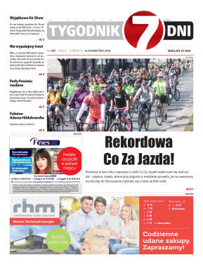 Tygodnik "7 Dni" nr 631 z dn. 13.04.2018 - strona 1