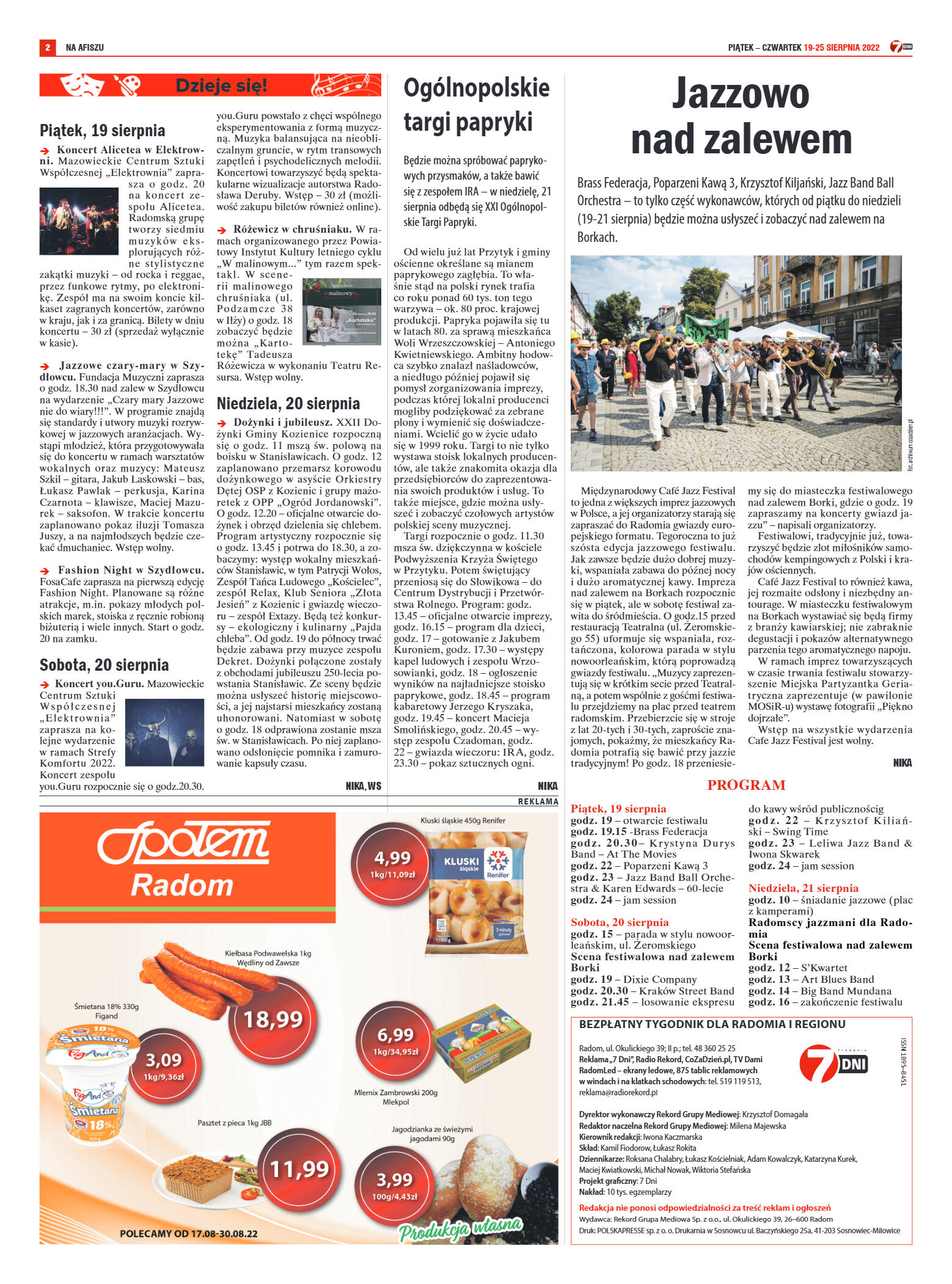 Tygodnik "7 Dni" nr 829 z dn. 19.08.2022 r. - strona 2