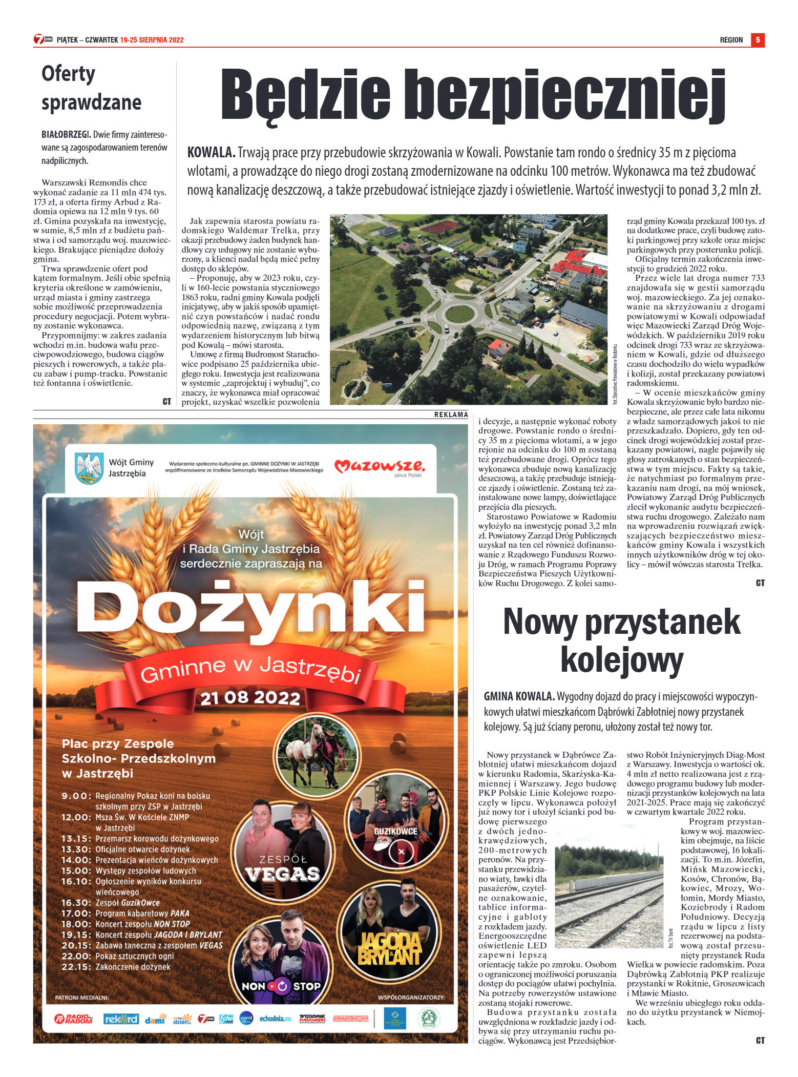 Tygodnik "7 Dni" nr 829 z dn. 19.08.2022 r. - strona 5