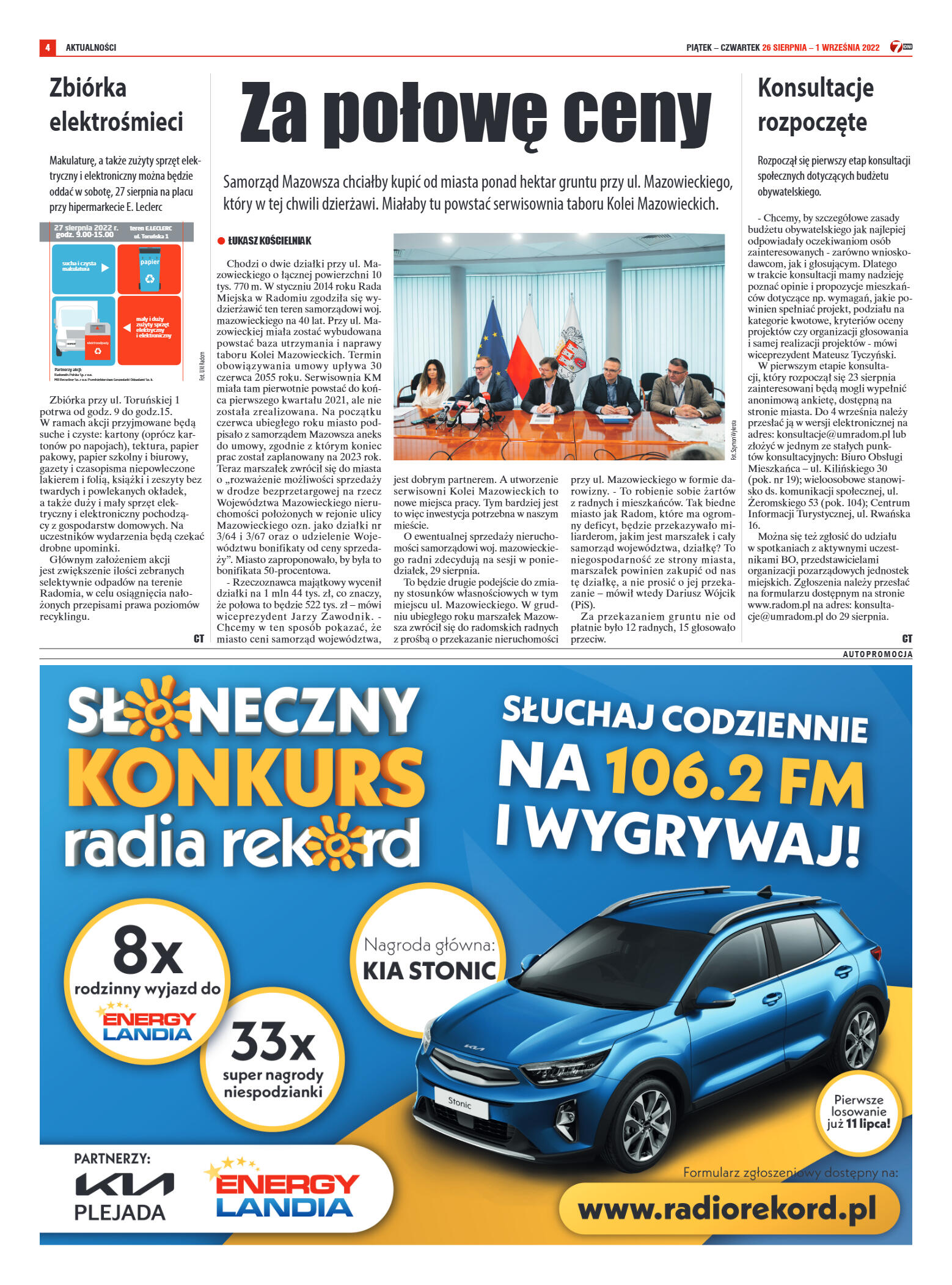 Tygodnik "7 Dni" nr 830 z dn. 26.08.2022 r. - strona 4