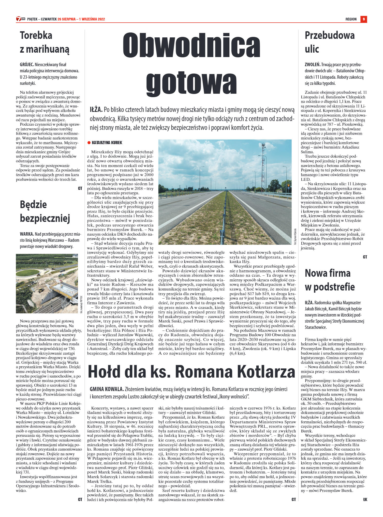 Tygodnik "7 Dni" nr 830 z dn. 26.08.2022 r. - strona 9