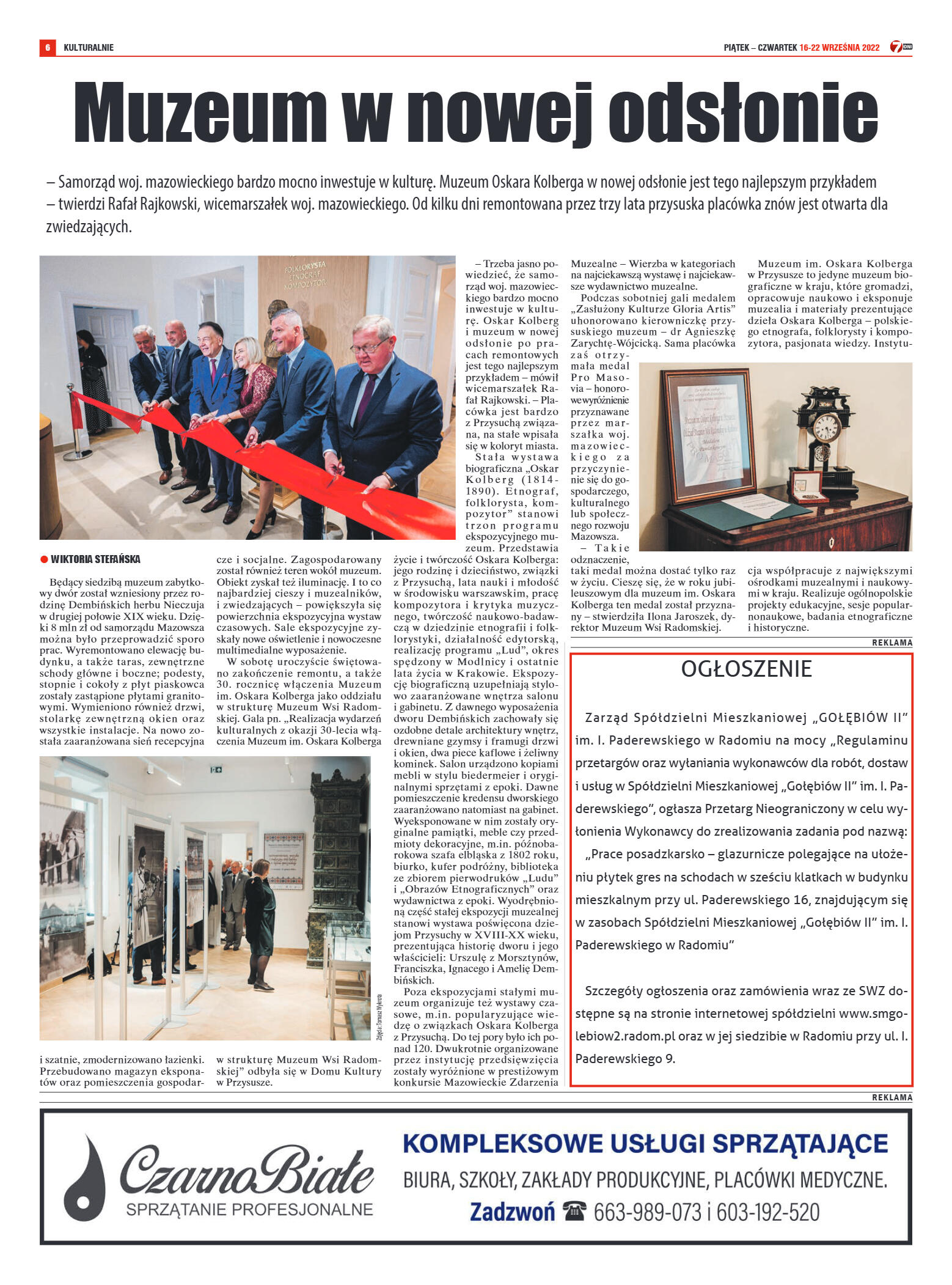 Tygodnik "7 Dni" nr 833 z dn. 16.09.2022 r. - strona 6