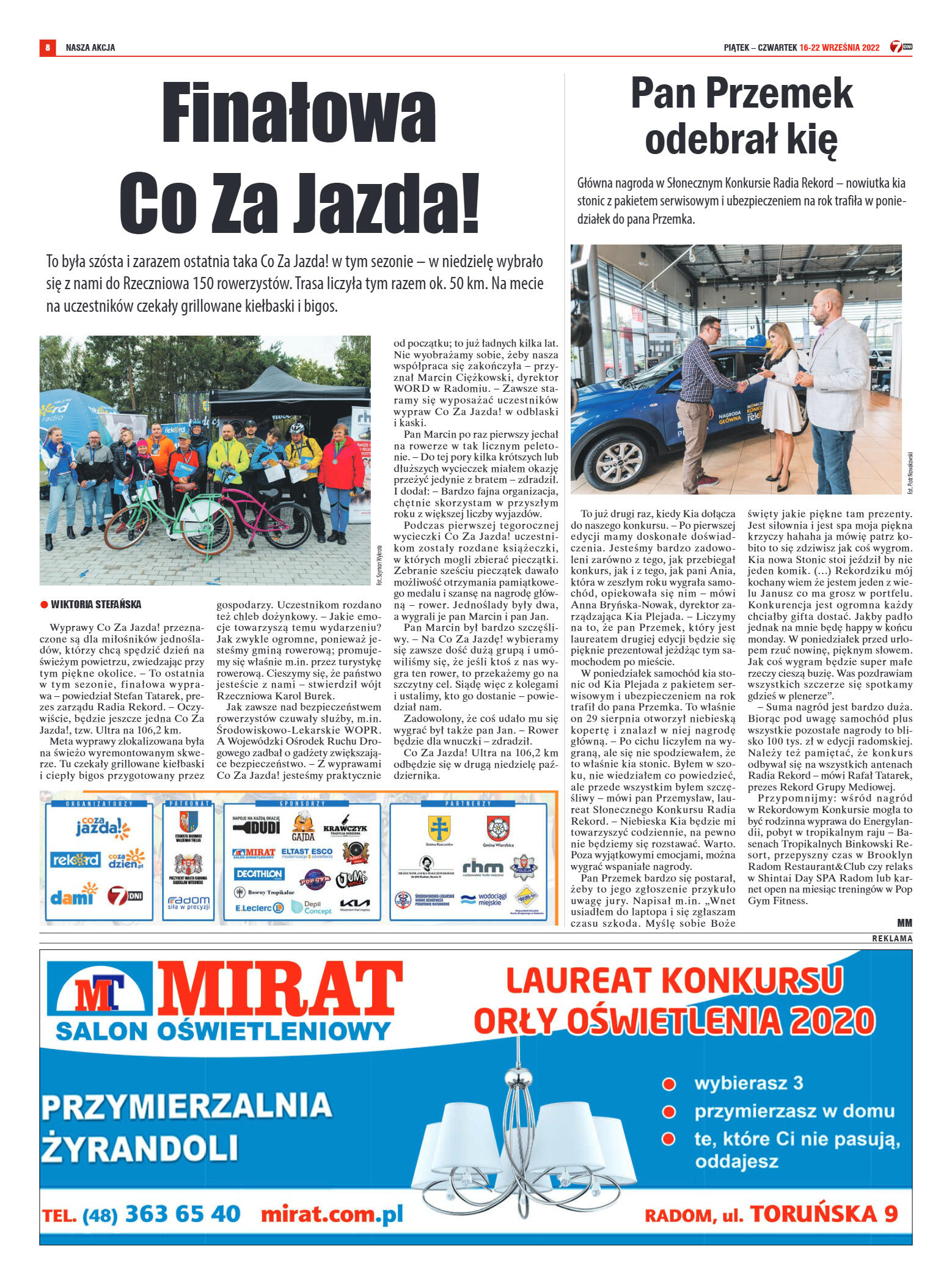 Tygodnik "7 Dni" nr 833 z dn. 16.09.2022 r. - strona 8