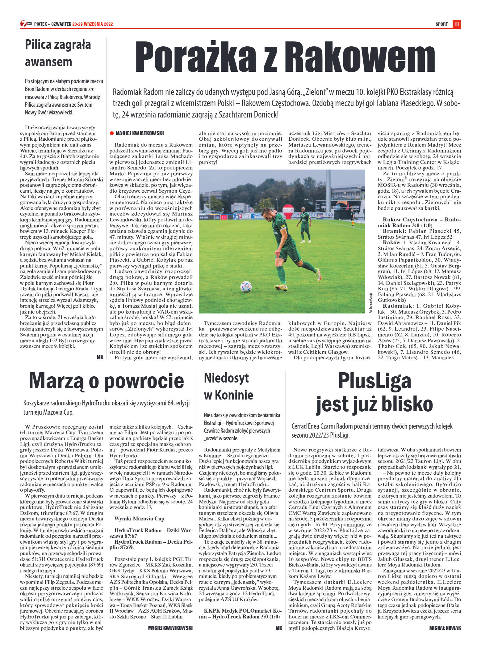 Tygodnik "7 Dni" nr 834 z dn. 23.09.2022 r. - strona 11