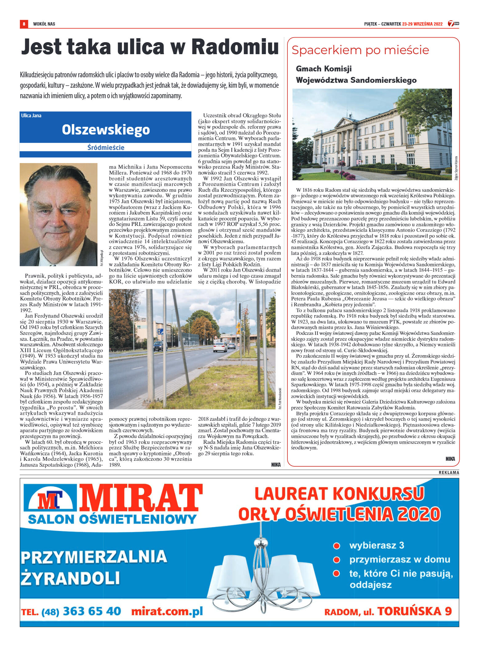 Tygodnik "7 Dni" nr 834 z dn. 23.09.2022 r. - strona 8