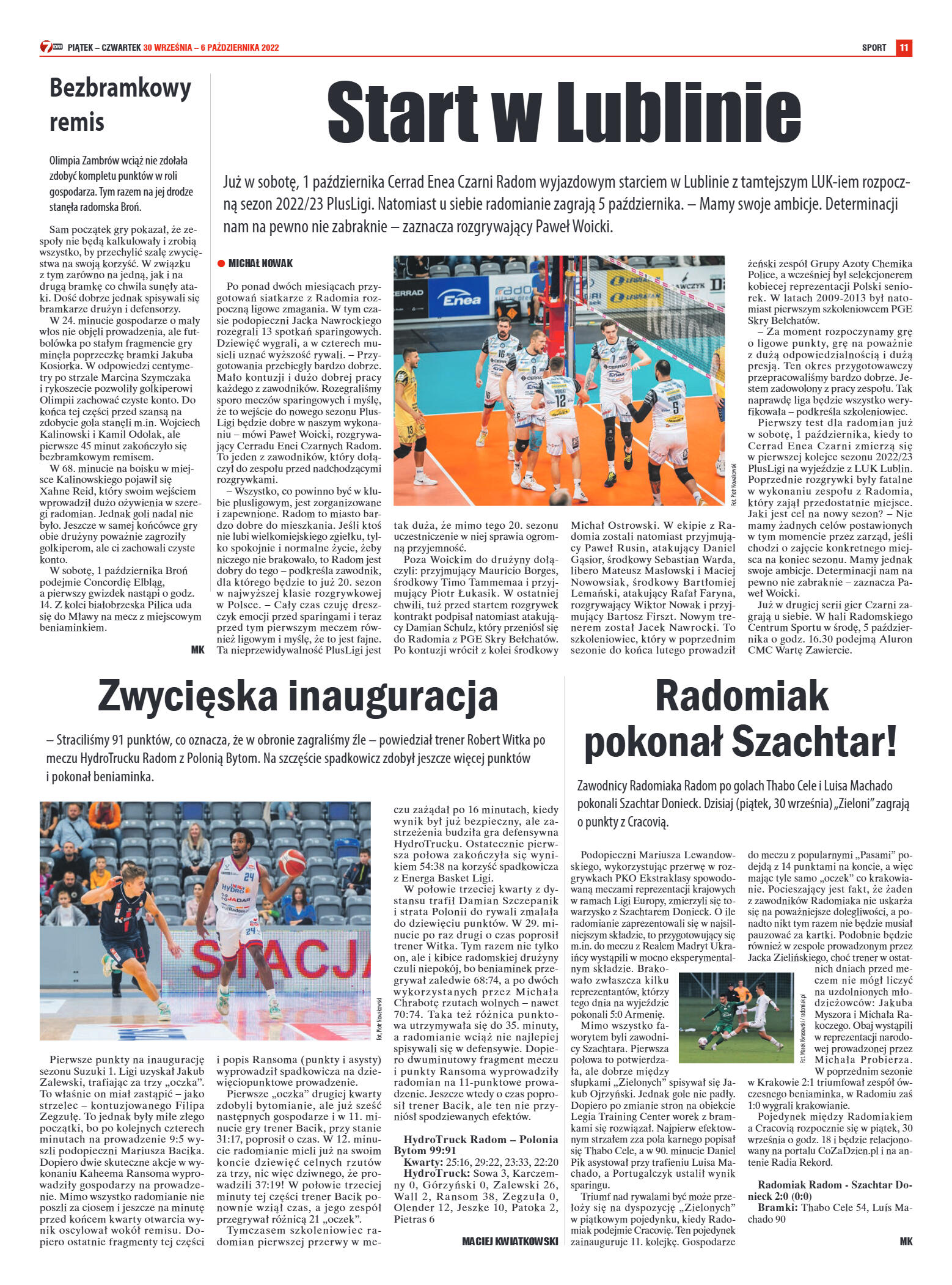 Tygodnik "7 Dni" nr 835 z dn. 30.09.2022 r. - strona 11