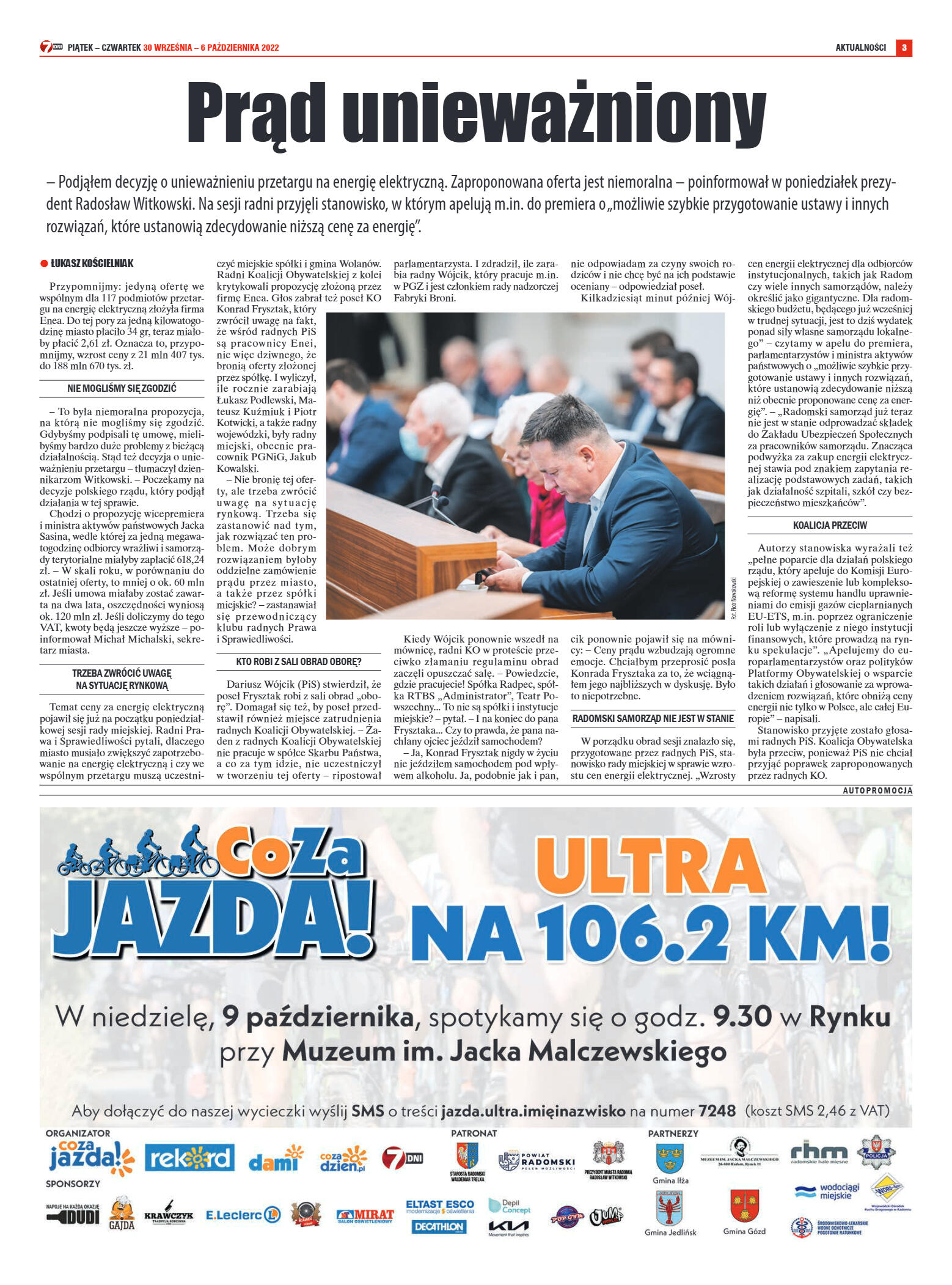 Tygodnik "7 Dni" nr 835 z dn. 30.09.2022 r. - strona 3