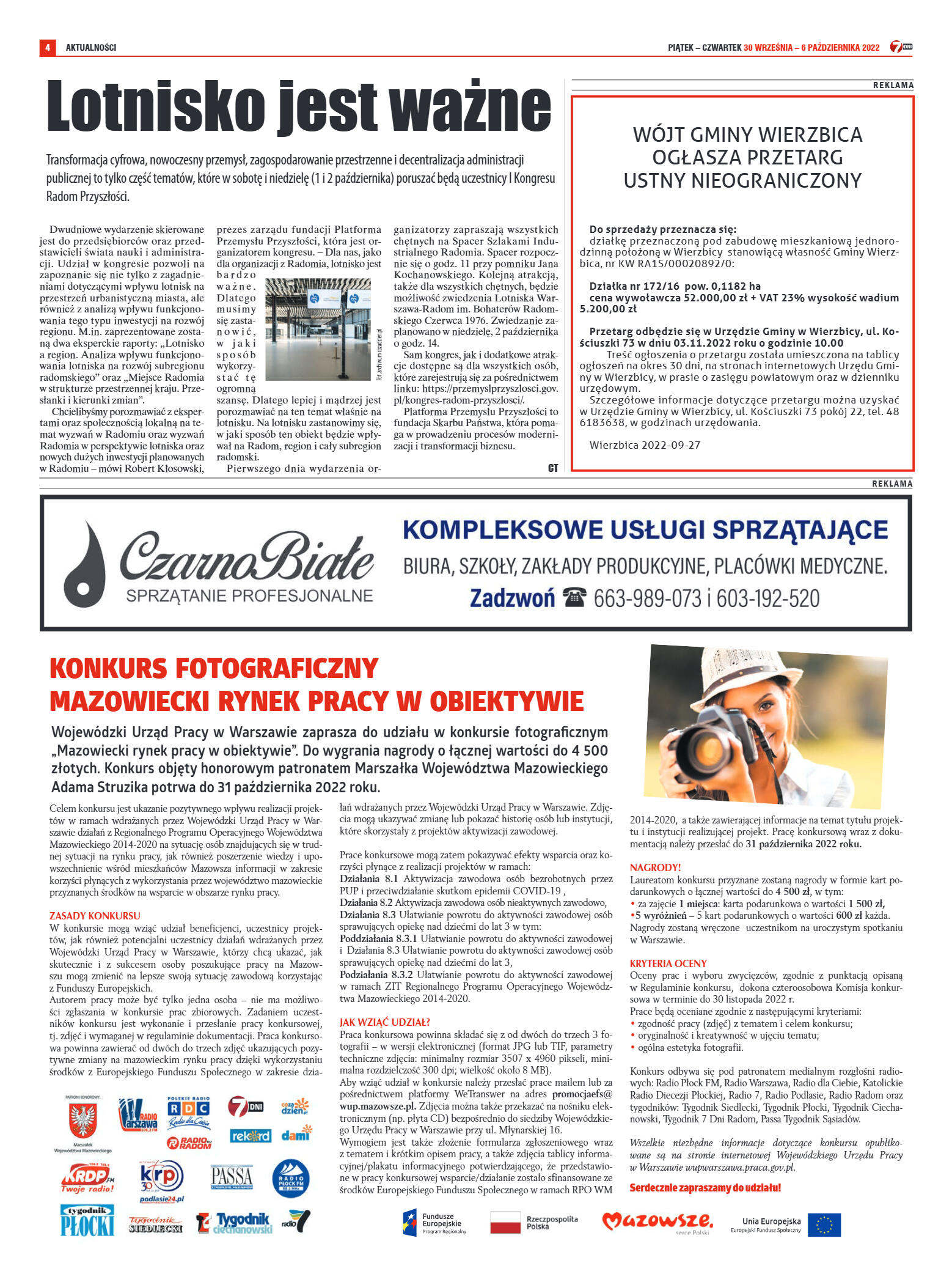 Tygodnik "7 Dni" nr 835 z dn. 30.09.2022 r. - strona 4