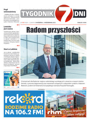 Tygodnik "7 Dni" nr 835 z dn. 30.09.2022 r. - strona 1
