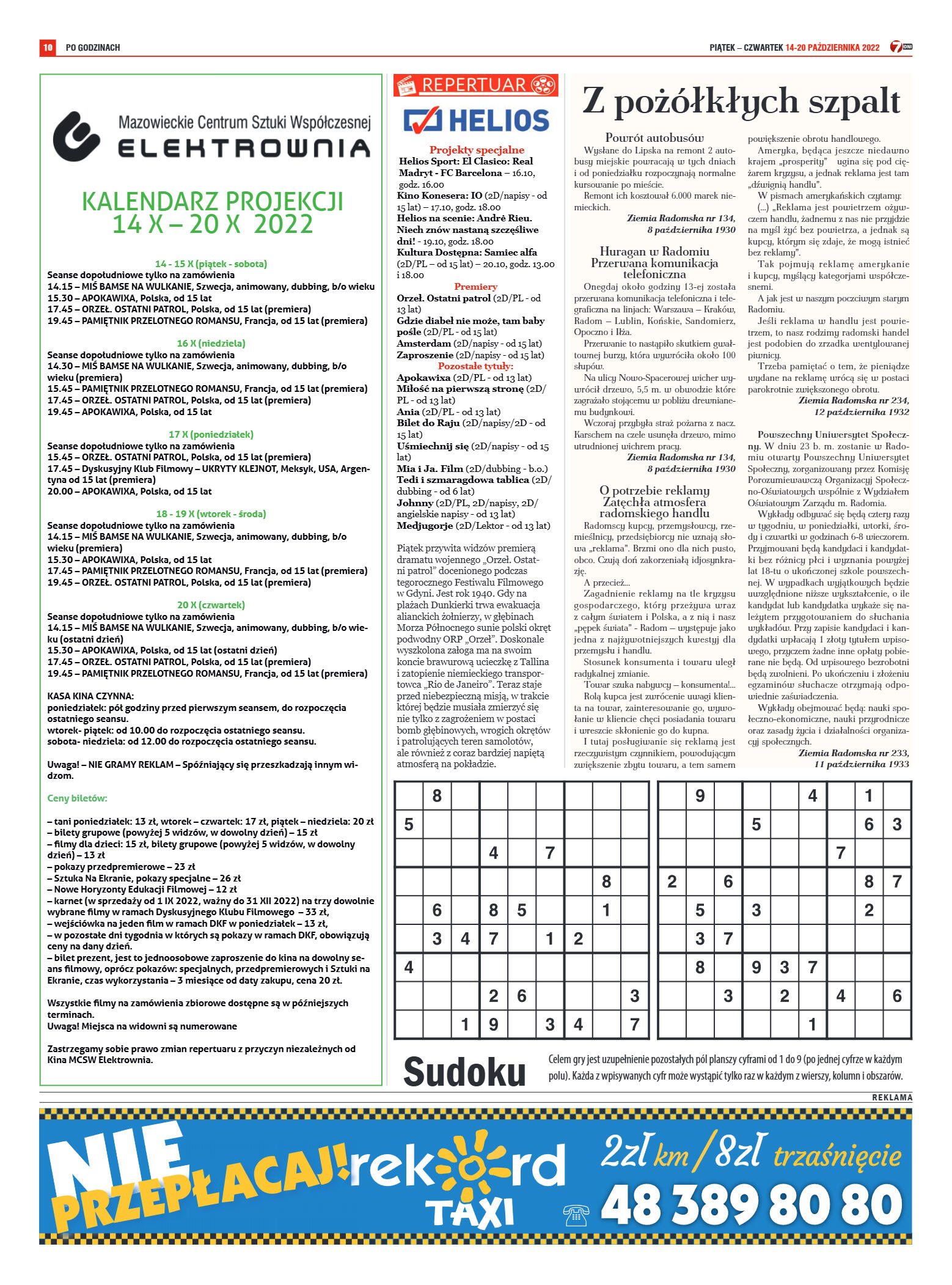 Tygodnik "7 Dni" nr 837 z dn. 14.10.2022 r. - strona 10