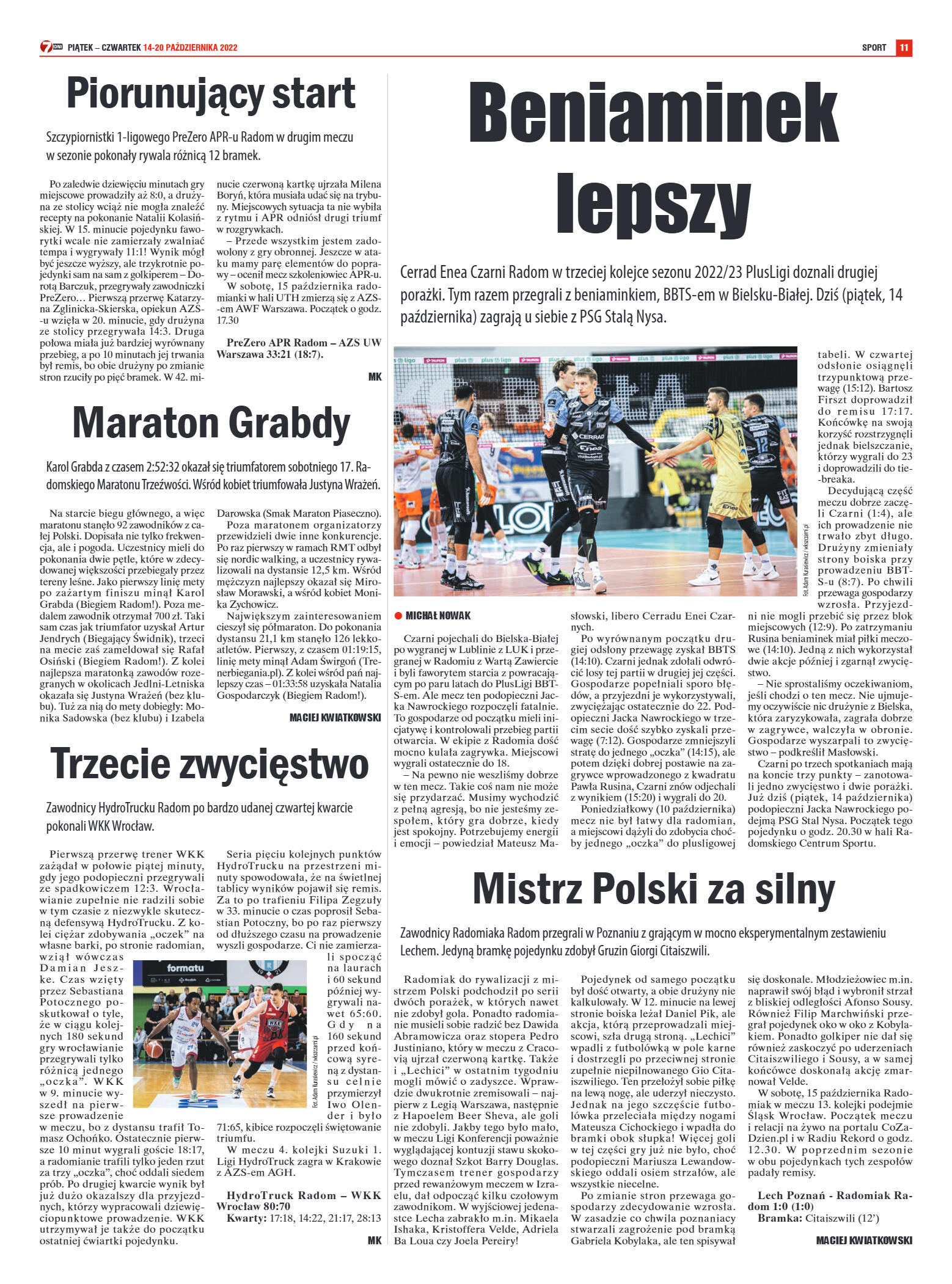 Tygodnik "7 Dni" nr 837 z dn. 14.10.2022 r. - strona 11