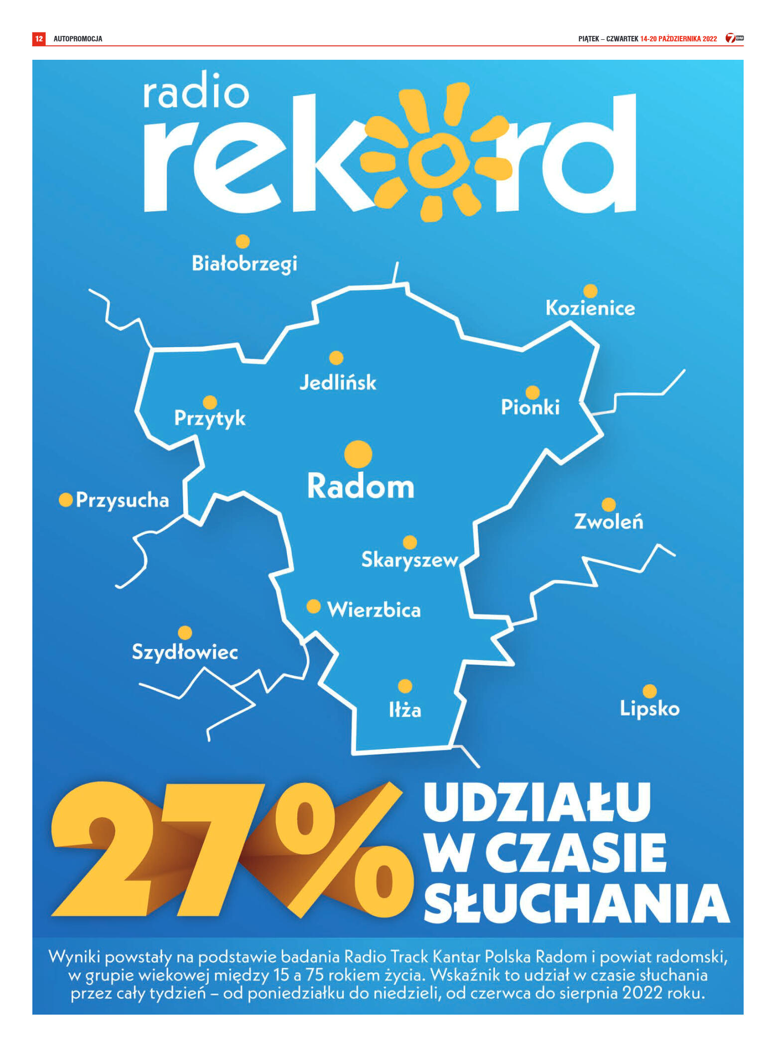 Tygodnik "7 Dni" nr 837 z dn. 14.10.2022 r. - strona 12