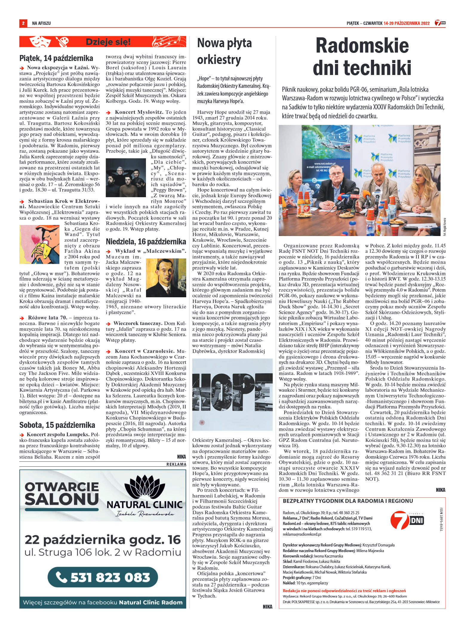 Tygodnik "7 Dni" nr 837 z dn. 14.10.2022 r. - strona 2