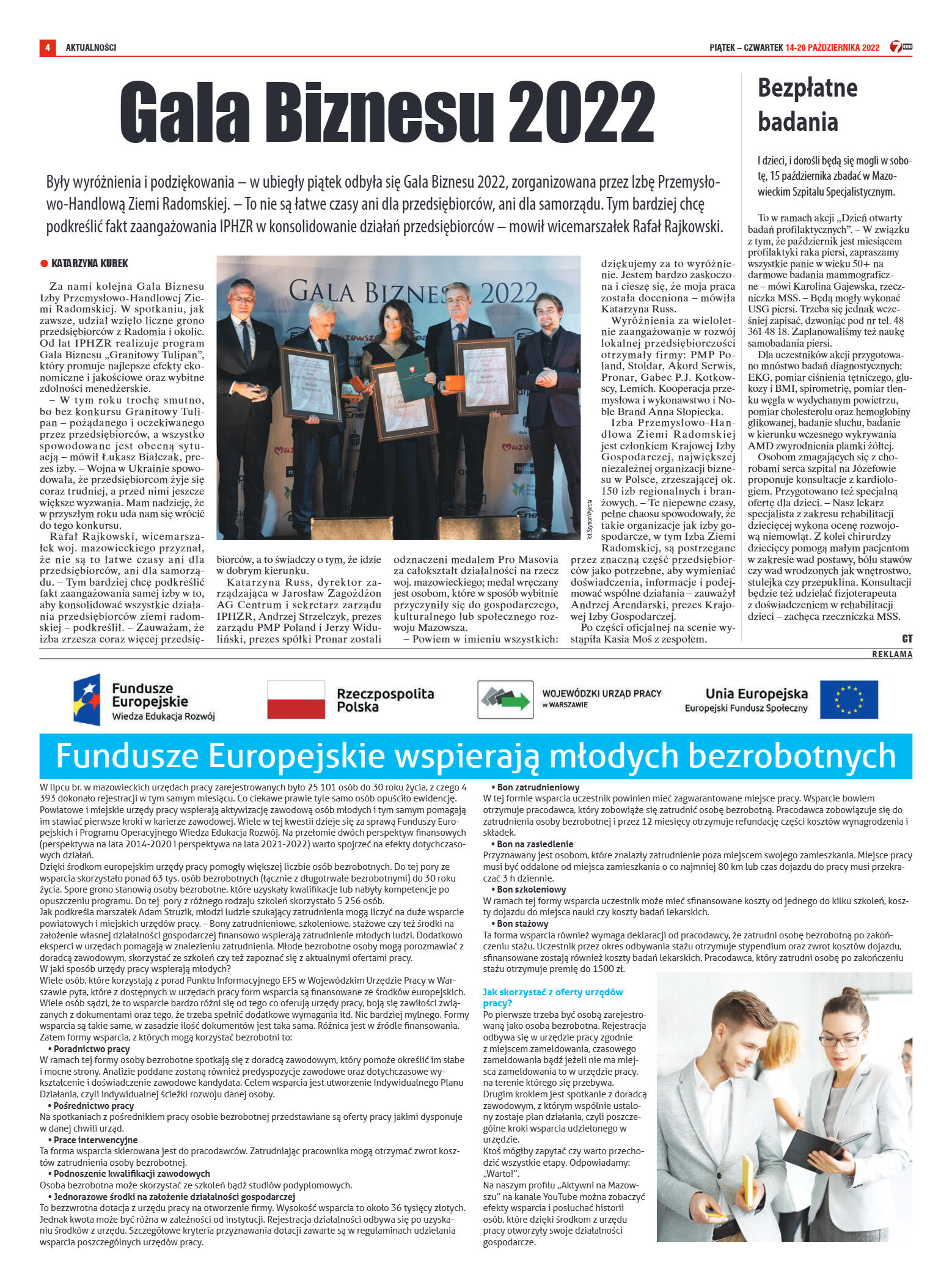 Tygodnik "7 Dni" nr 837 z dn. 14.10.2022 r. - strona 4