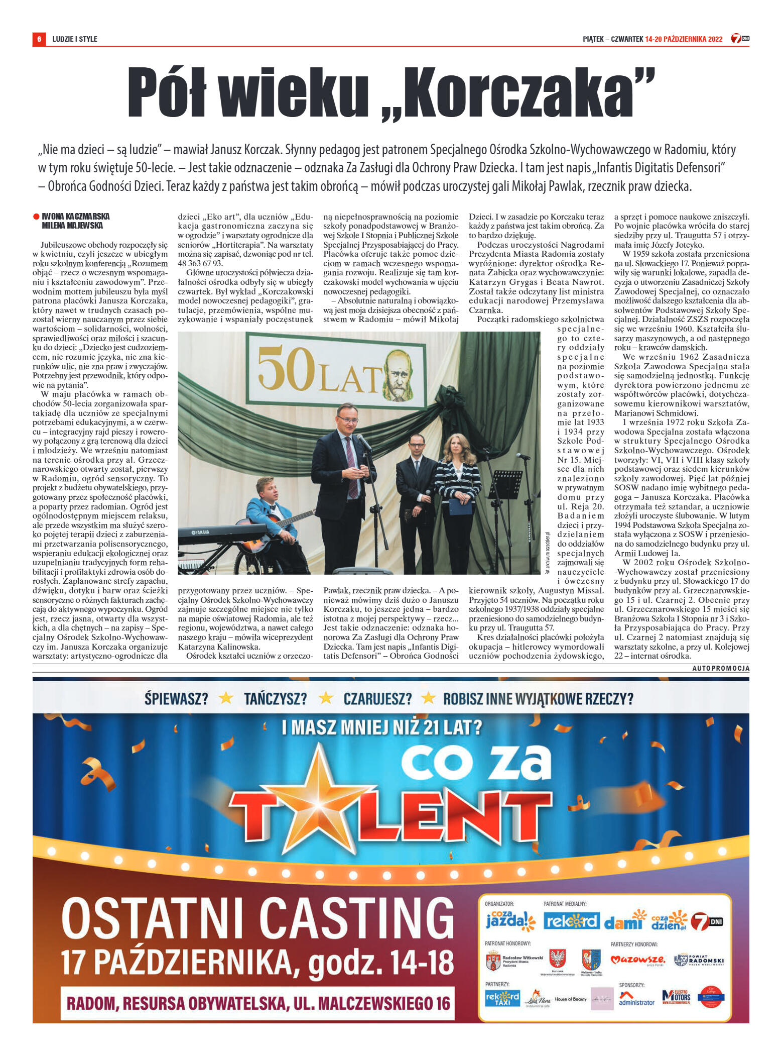 Tygodnik "7 Dni" nr 837 z dn. 14.10.2022 r. - strona 6