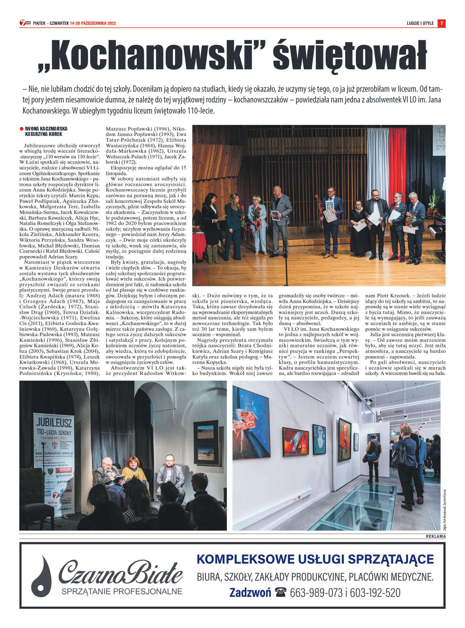 Tygodnik "7 Dni" nr 837 z dn. 14.10.2022 r. - strona 7