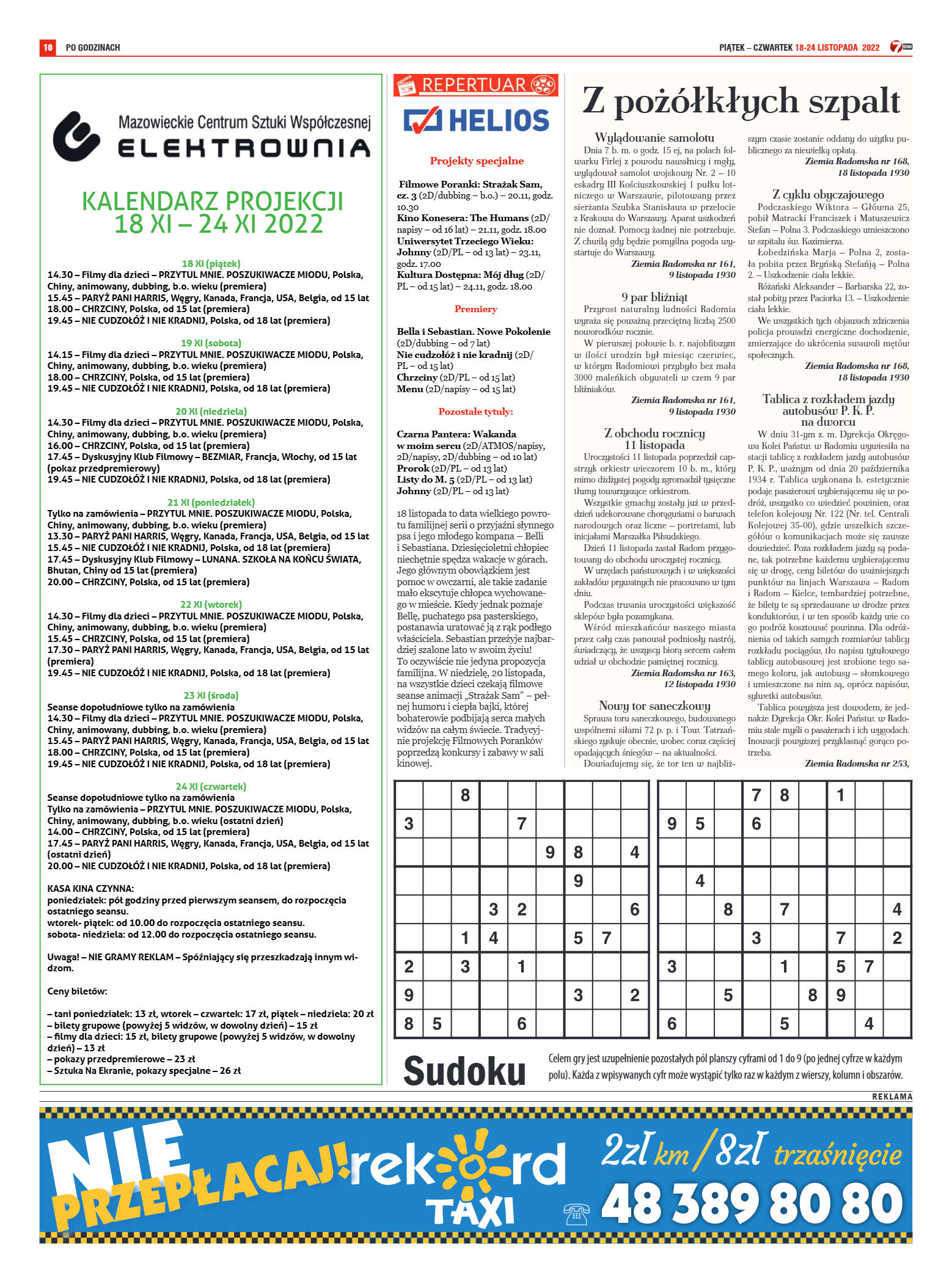 Tygodnik "7 Dni" nr 841 z dn. 18.11.2022 r. - strona 10