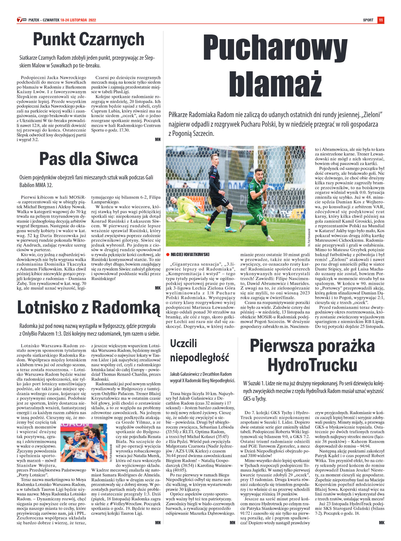 Tygodnik "7 Dni" nr 841 z dn. 18.11.2022 r. - strona 11