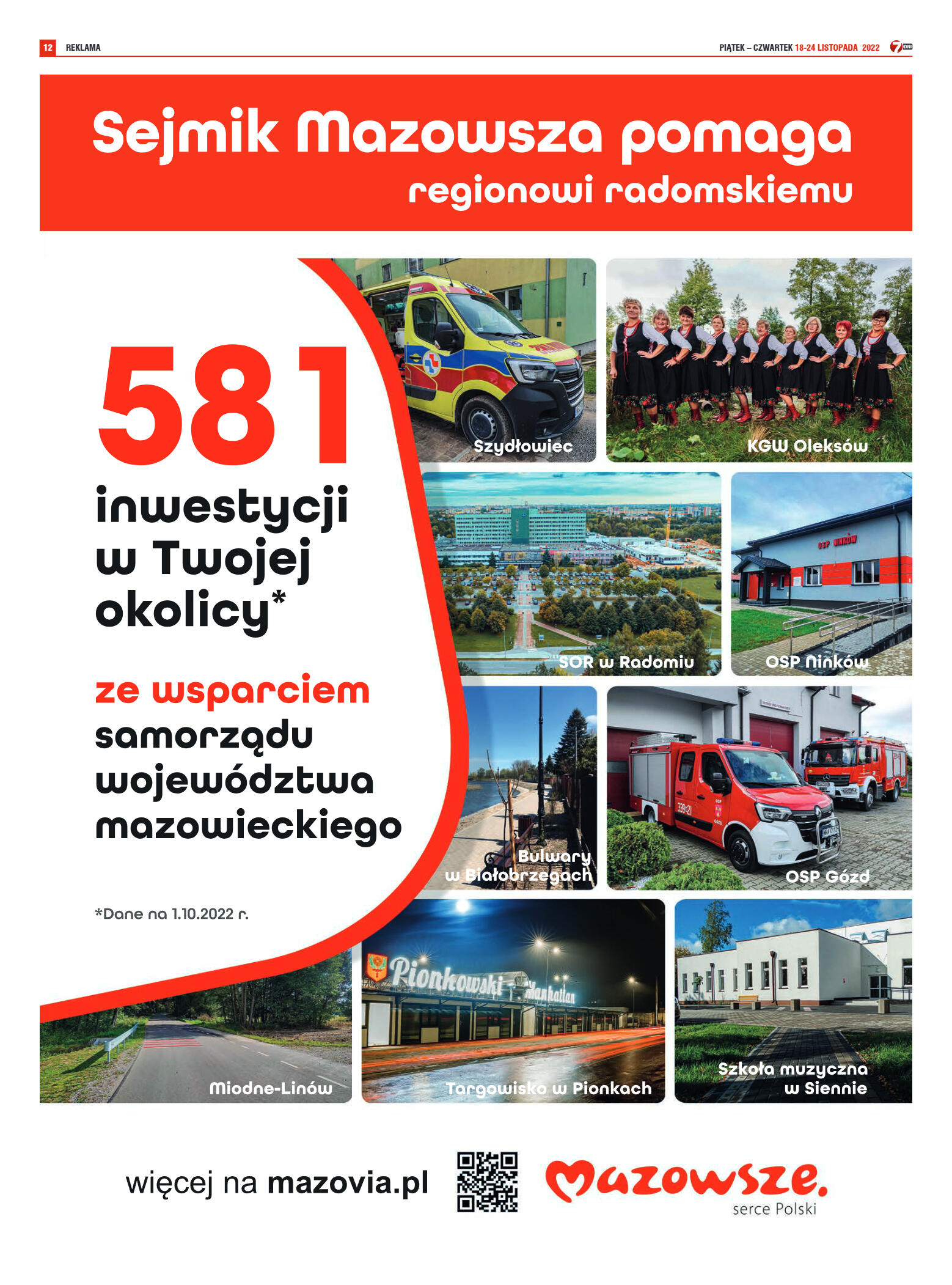 Tygodnik "7 Dni" nr 841 z dn. 18.11.2022 r. - strona 12