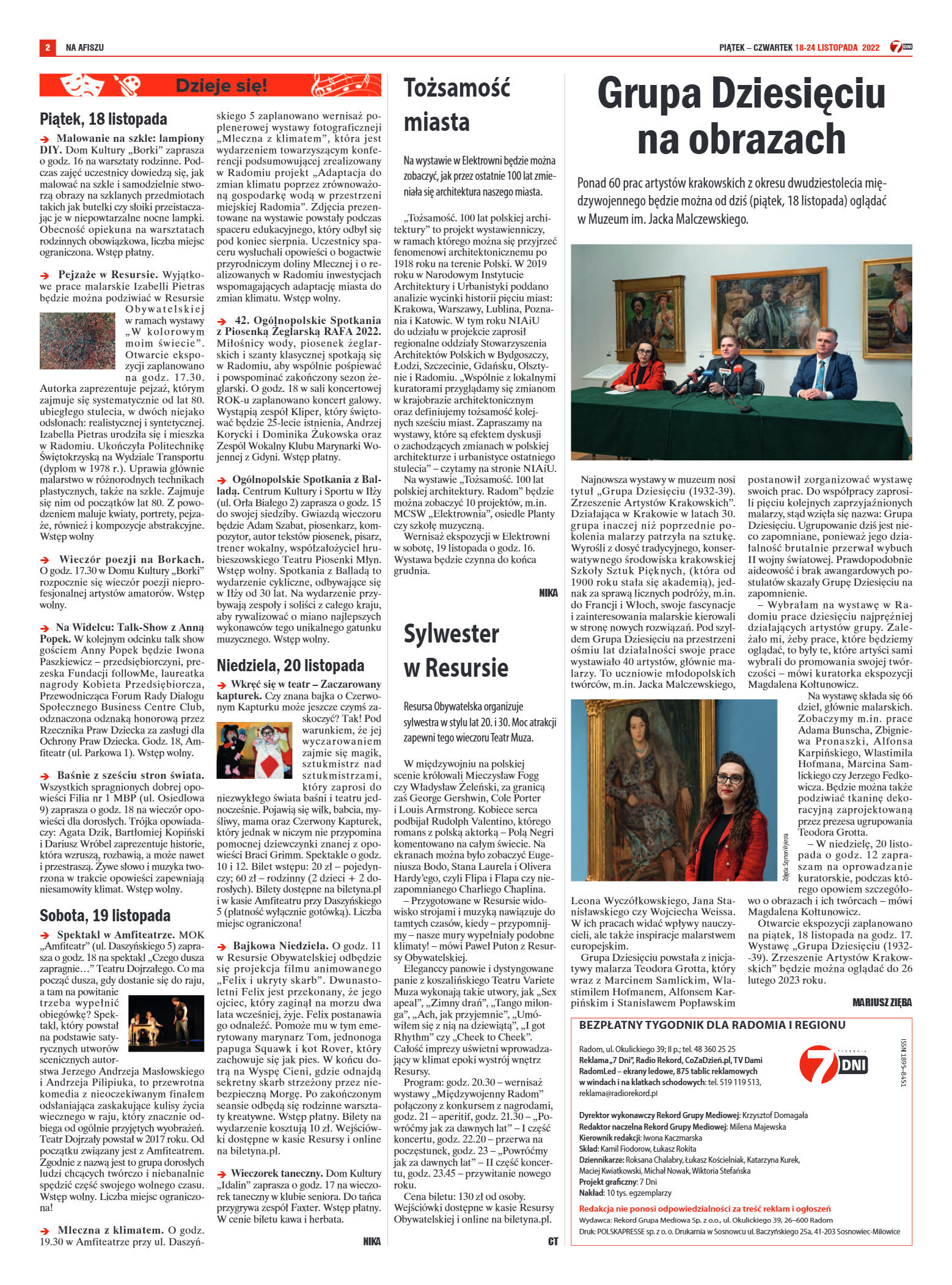 Tygodnik "7 Dni" nr 841 z dn. 18.11.2022 r. - strona 2