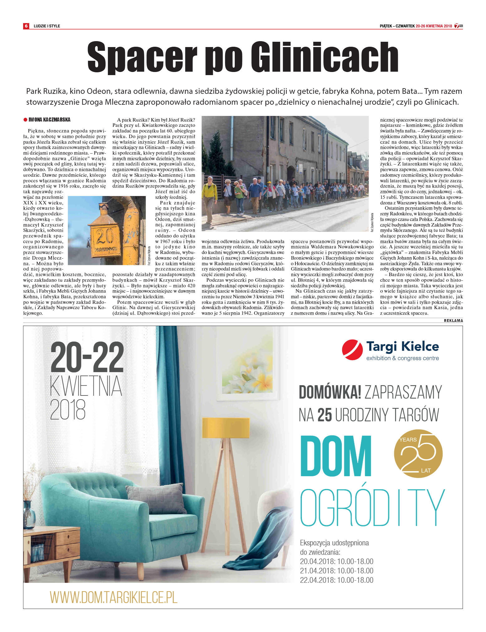 Tygodnik "7 Dni" nr 632 z dn. 20.04.2018 - strona 6