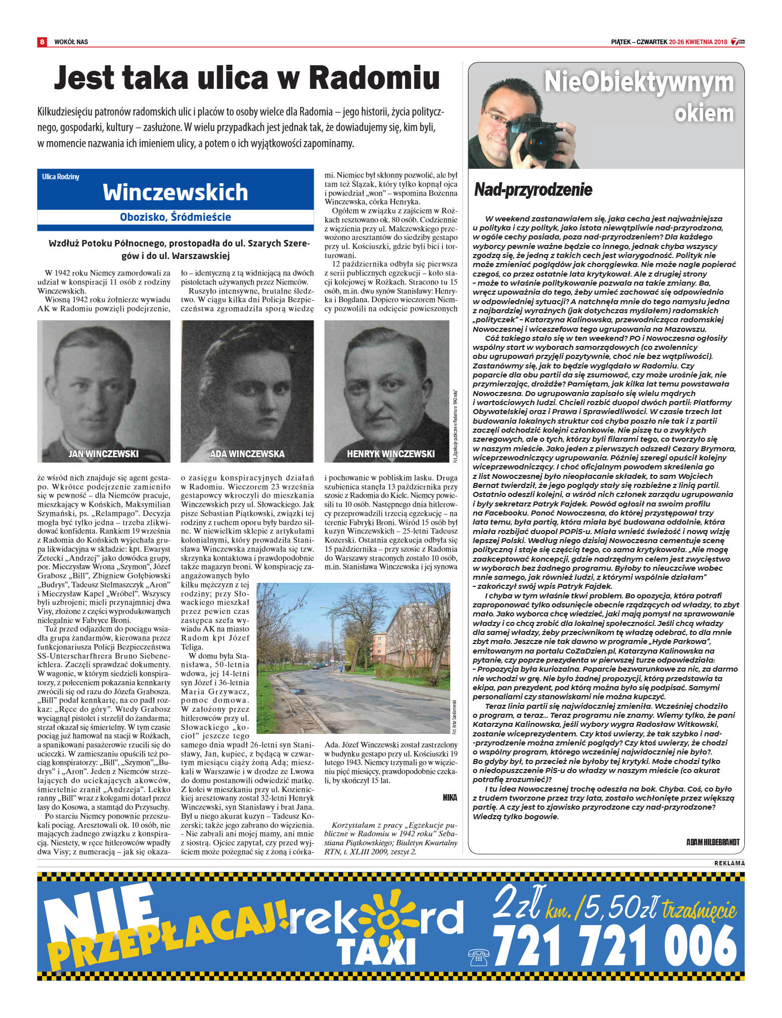 Tygodnik "7 Dni" nr 632 z dn. 20.04.2018 - strona 8