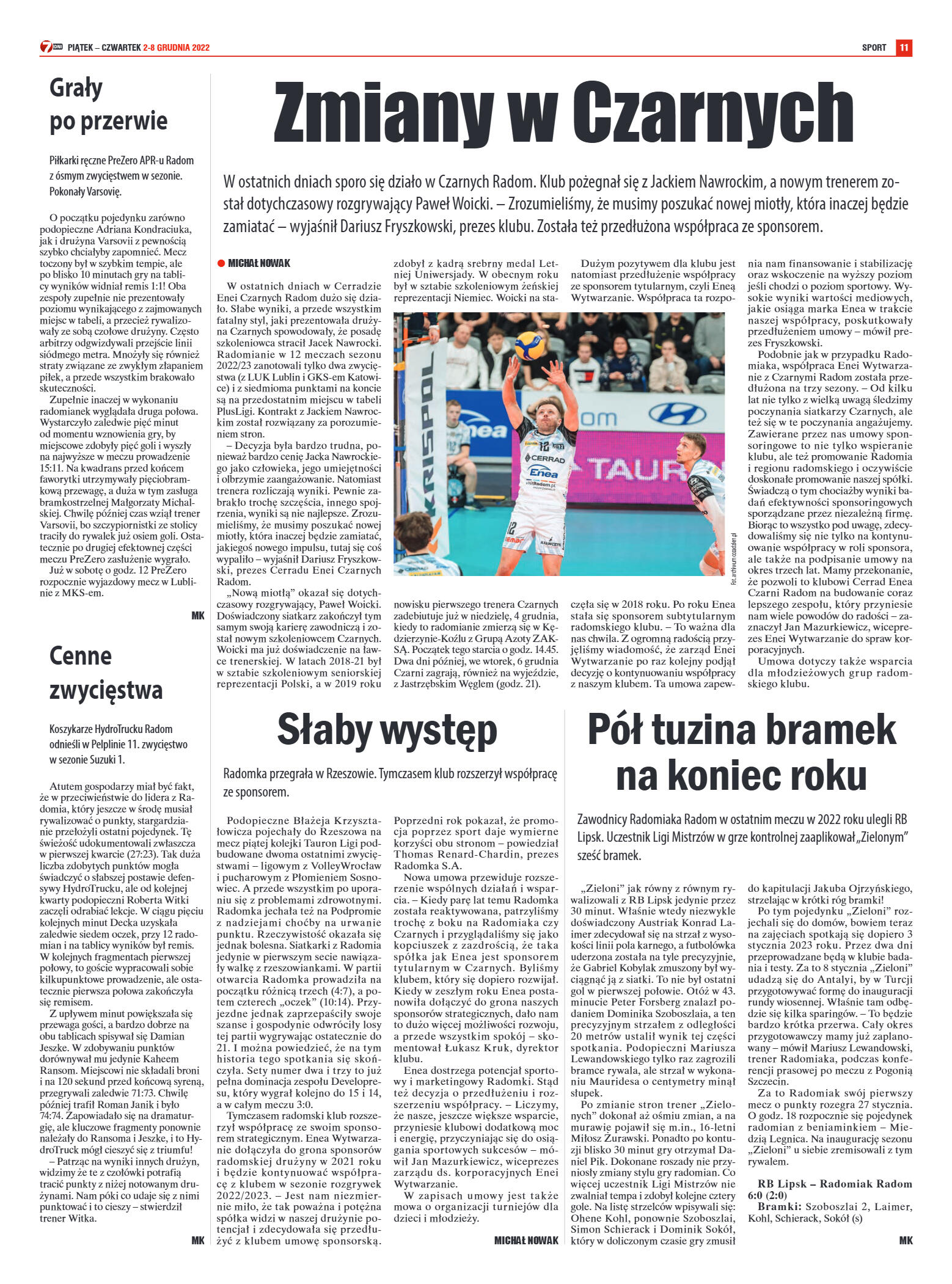 Tygodnik "7 Dni" nr 843 z dn. 2.12.2022 r. - strona 11