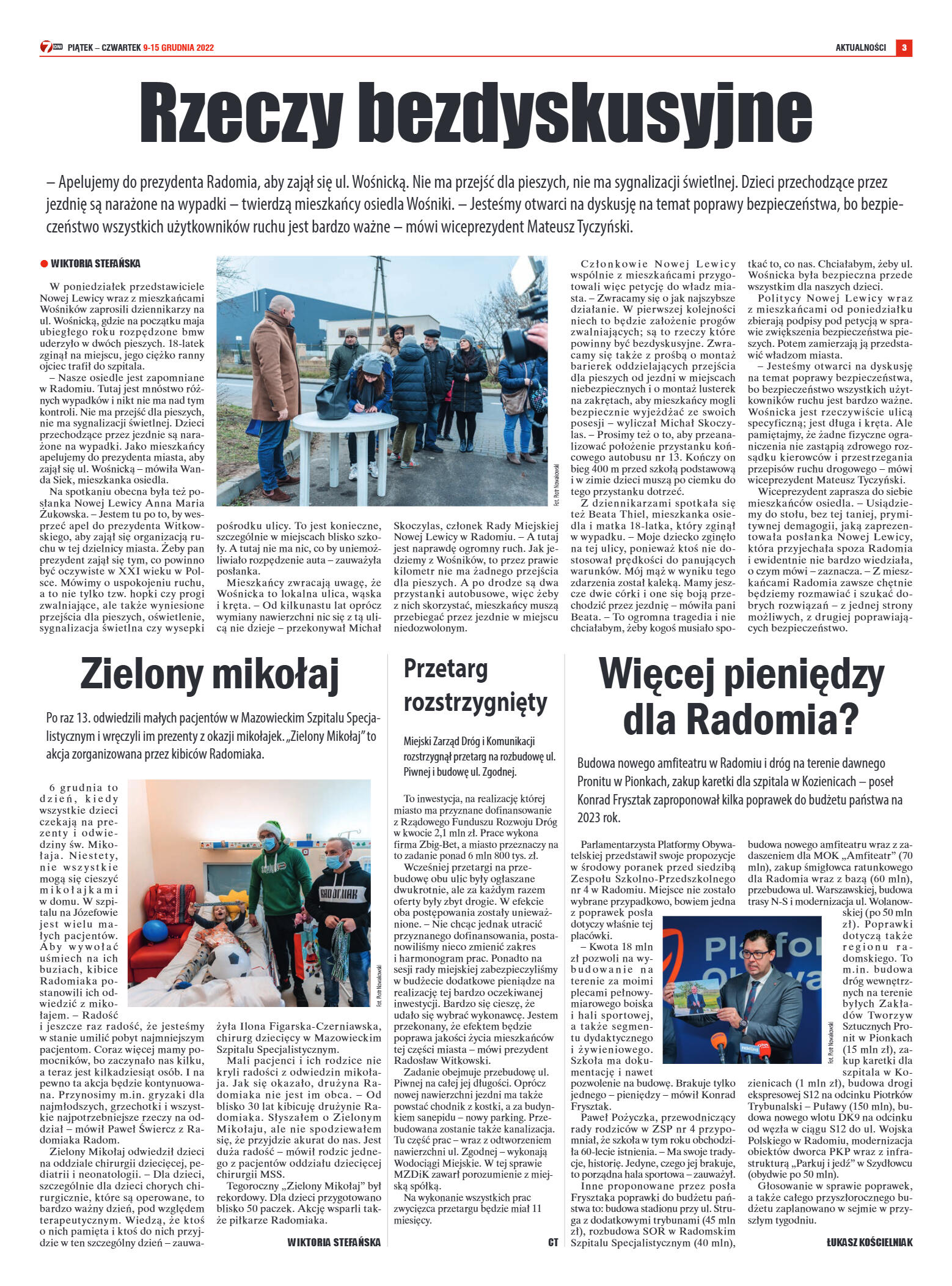 Tygodnik "7 Dni" nr 844 z dn. 9.12.2022 r. - strona 3